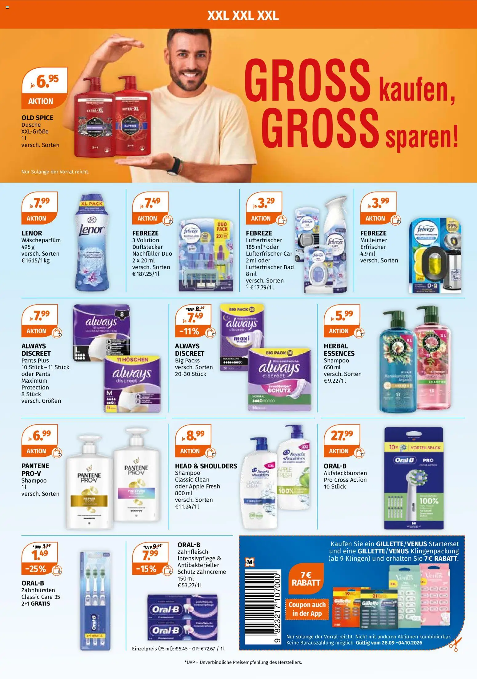 Müller Drogerie-Highlights – gültig ab 28.09.2026 | Seite: 4 | Produkte: Bad, Dusche, Shampoo, Apple