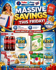 Take n Pay specials catalogue – valid from 21/08/2026