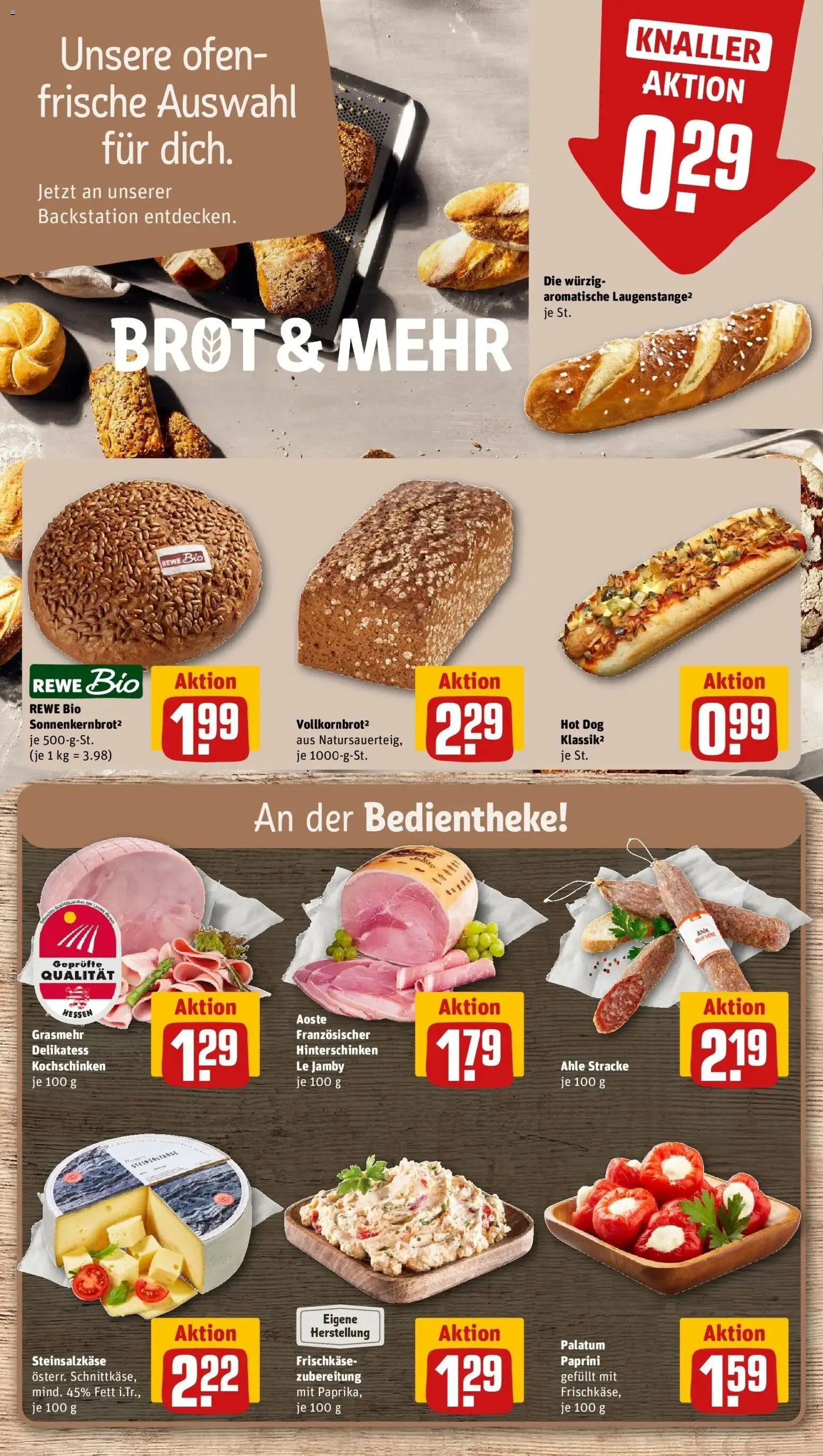 REWE Prospekt ab 07.09.2026 zum Blättern » Angebote | Seite: 11 | Produkte: Ofen, Brot, Frischkase