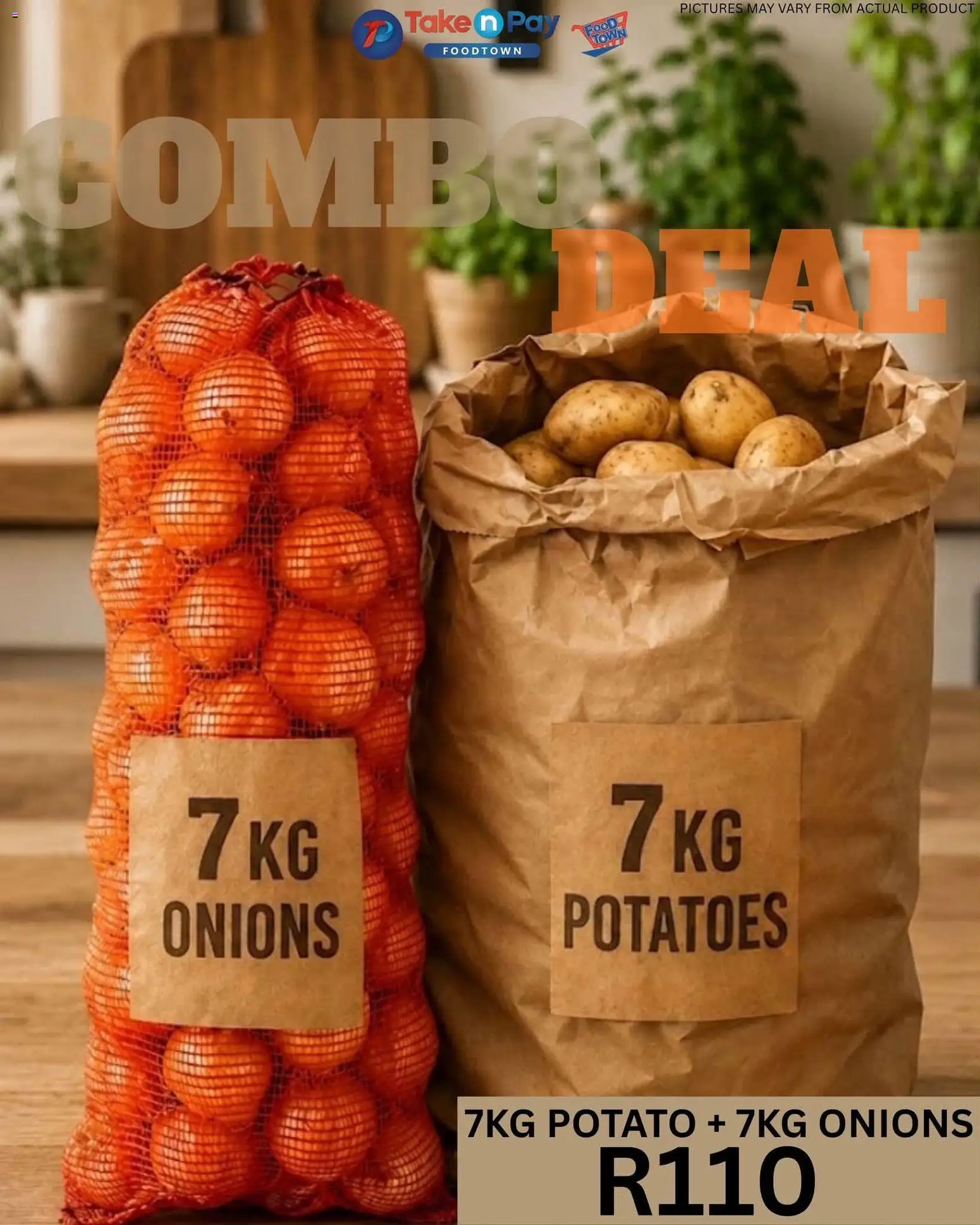 New Take n Pay catalogue – valid from 07/07/2026 | Page: 8 | Products: Potatoes, Onions