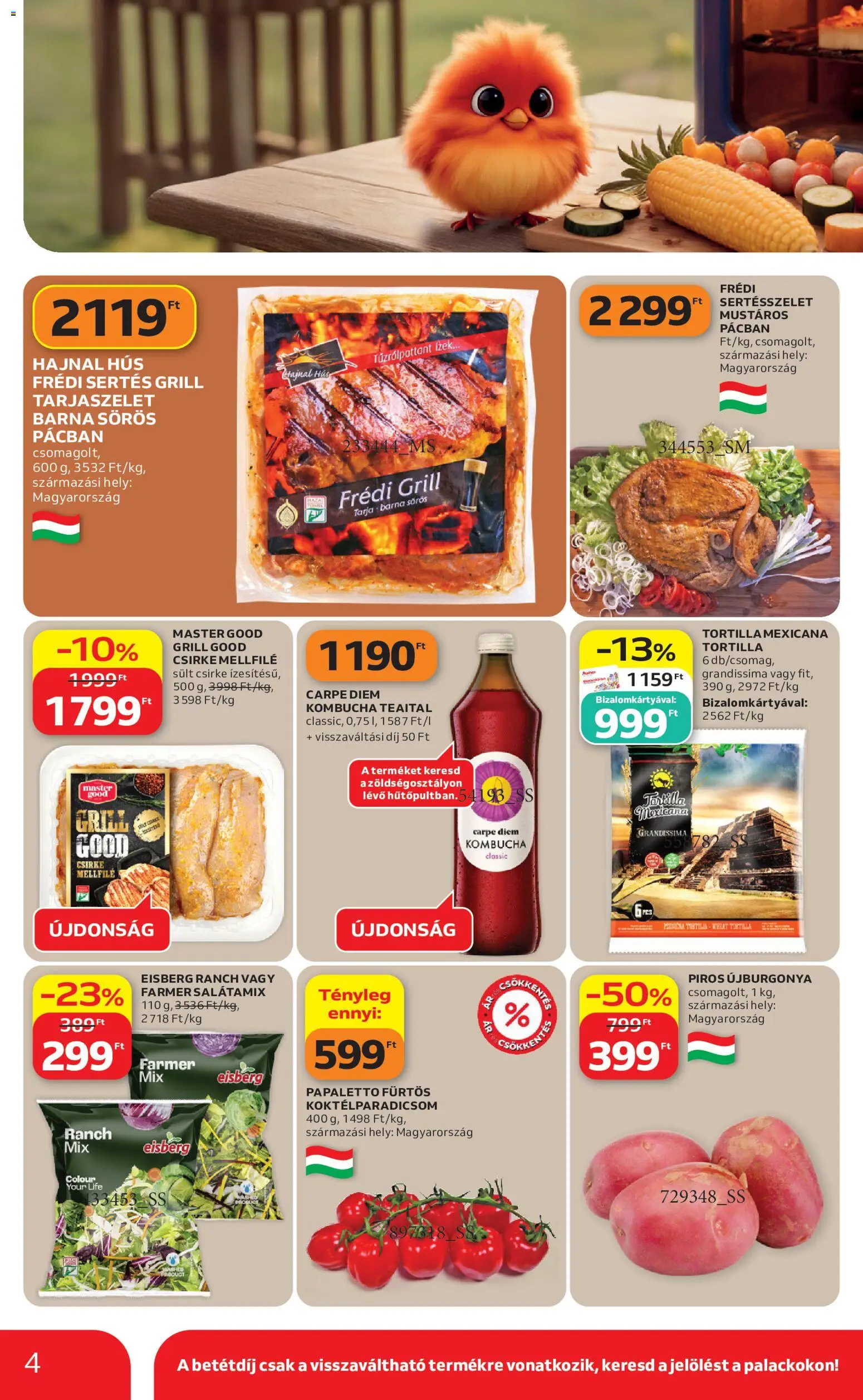 Auchan akciós ujság - amely érvényes a következő dátumtól: 2026.06.25. | Oldal: 4