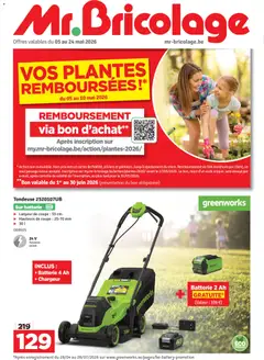 Mr Bricolage folder / publicité - Voorbeeld van een folder van Mr Bricolage, geldig van 05.05.2026