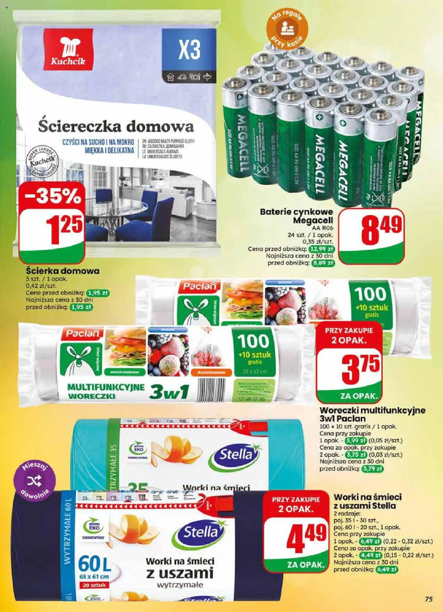 Dino gazetka od 20.05.2026 | Strona: 75 | Produkty: Baterie