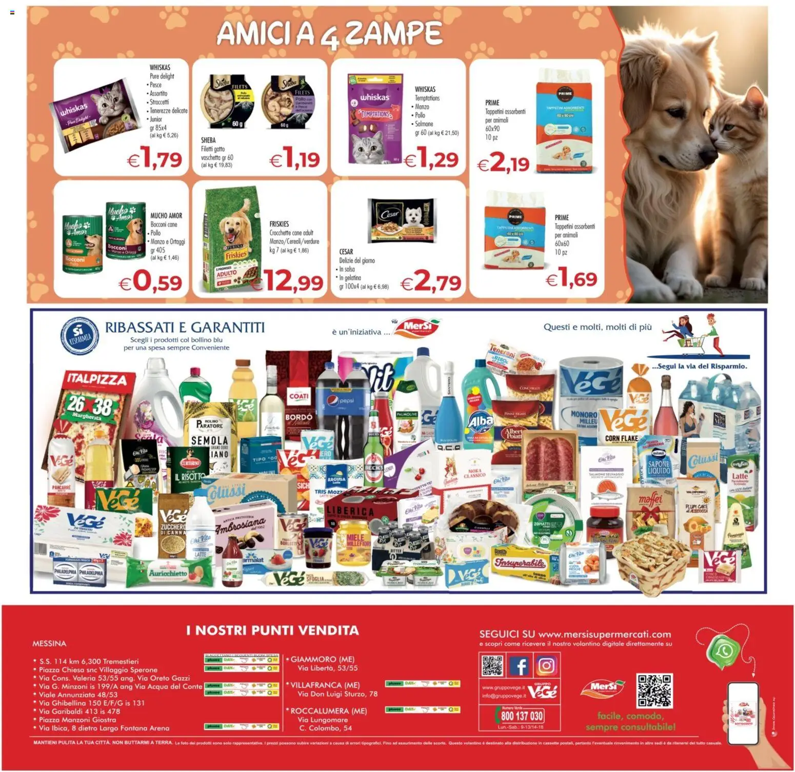 Volantino MerSi Supermercati del 17.06.2026 | Pagina: 16 | Prodotti: Pesce, Salsa, Ortaggi, Pepsi