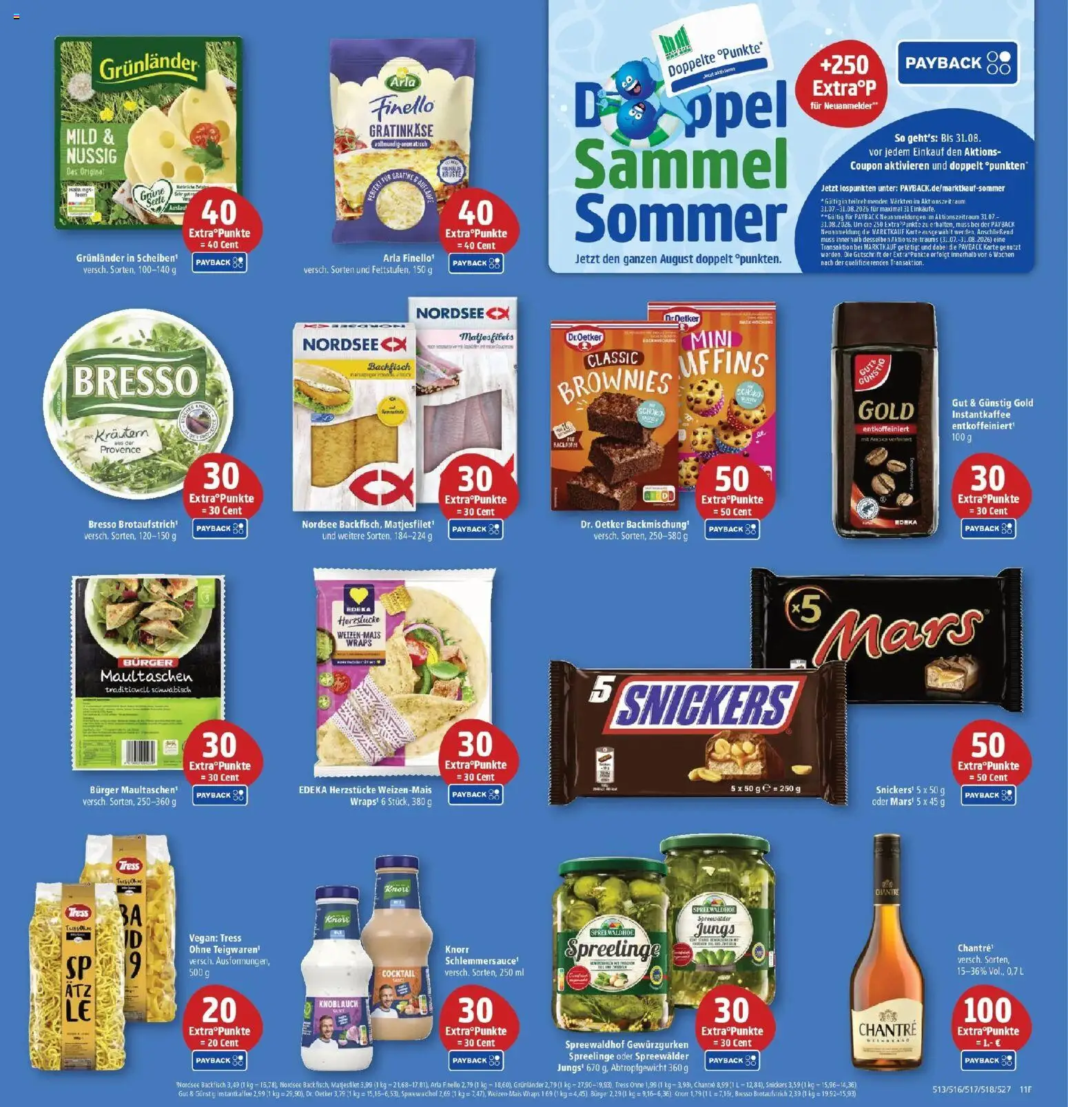 Marktkauf Prospekt Böblingen (ab 24.08.2026) » Angebote online | Seite: 15 | Produkte: Mais, Knorr, Snickers, Maultaschen