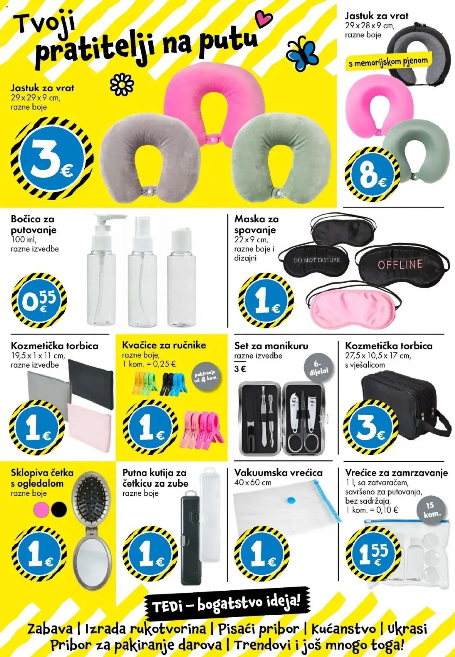TEDi katalog | vrijedi od 18.03.2026 | Stranica: 37 | Proizvodi: Jastuk, Kutija, Četka, Vrećice za zamrzavanje