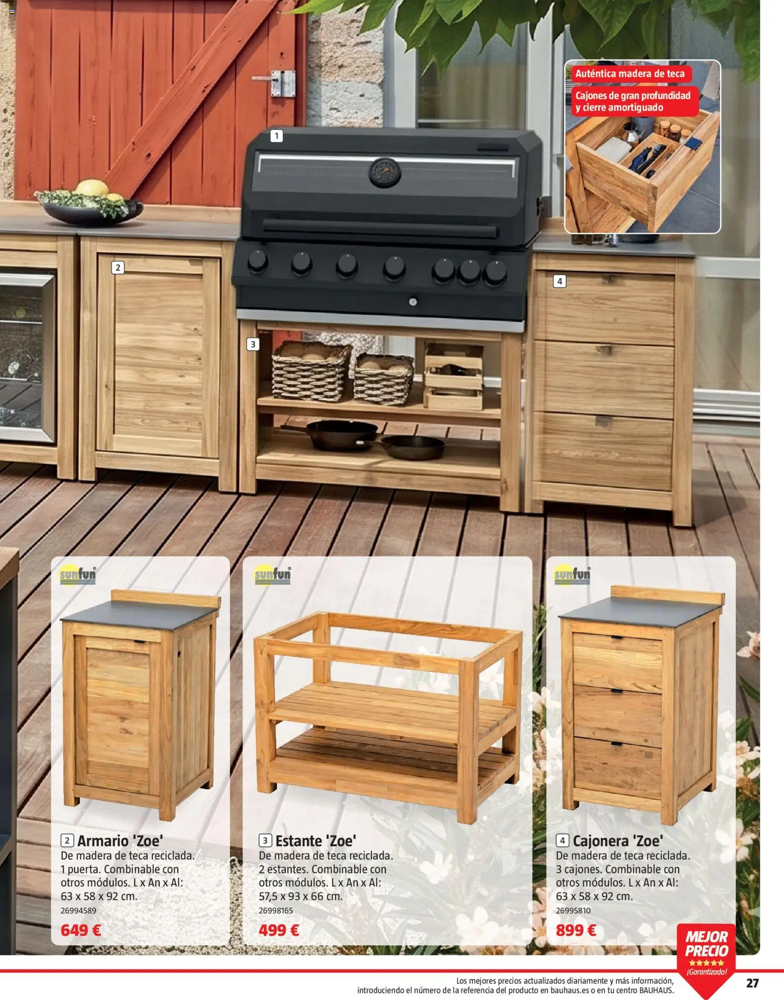 Bauhaus Barbacoas │ válido desde el 15.05.2026 | Página: 27 | Productos: Cajonera, Estante, Armario