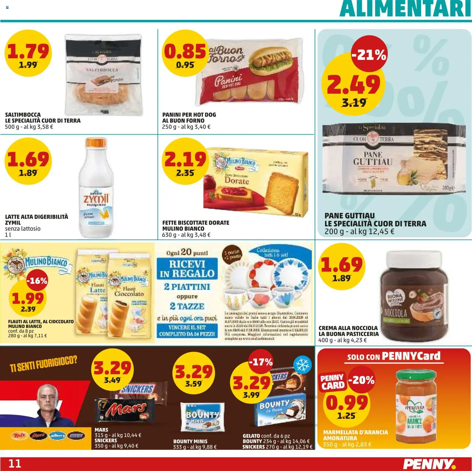 Volantino PENNY del 18.06.2026 | Pagina: 11 | Prodotti: Cioccolato, Arance, Forno, Terra