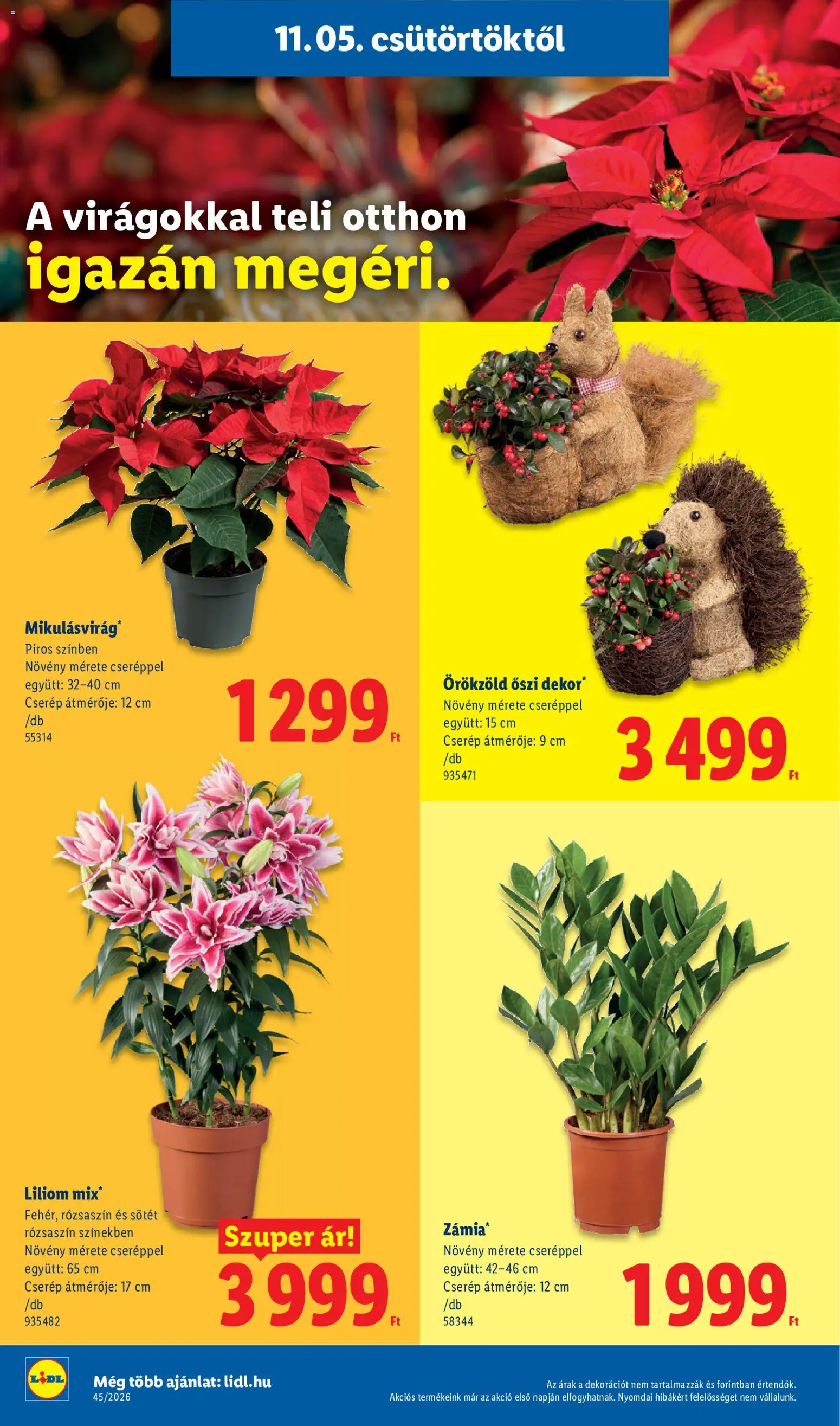 Lidl akciós ujság - amely érvényes a következő dátumtól: 2026.11.05. | Oldal: 20