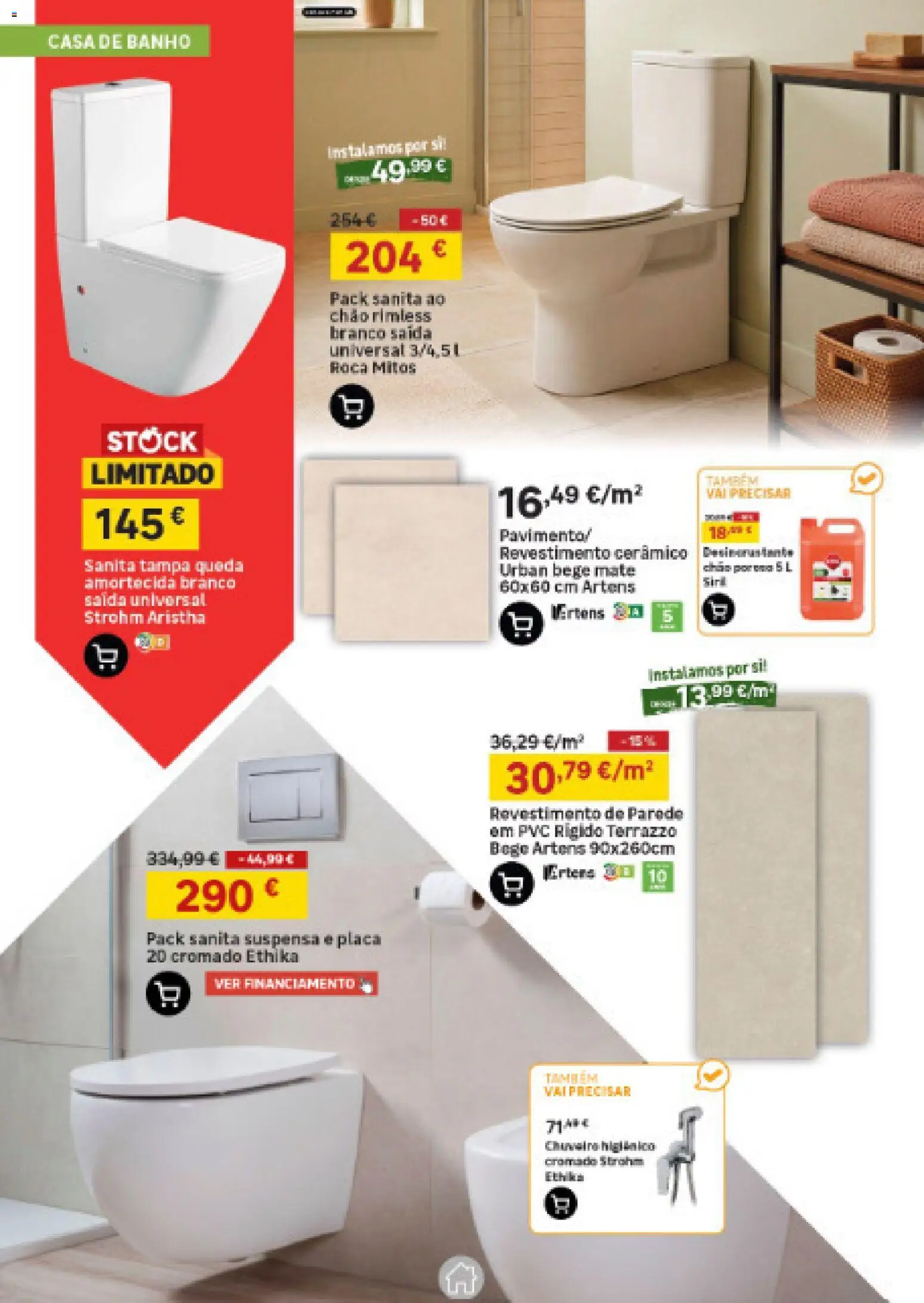 Leroy Merlin Catálogo Madeira │ válido de 27/08/2026 | Página: 11 | Produtos: Revestimento de parede, Chuveiro, Casa de banho, Banho