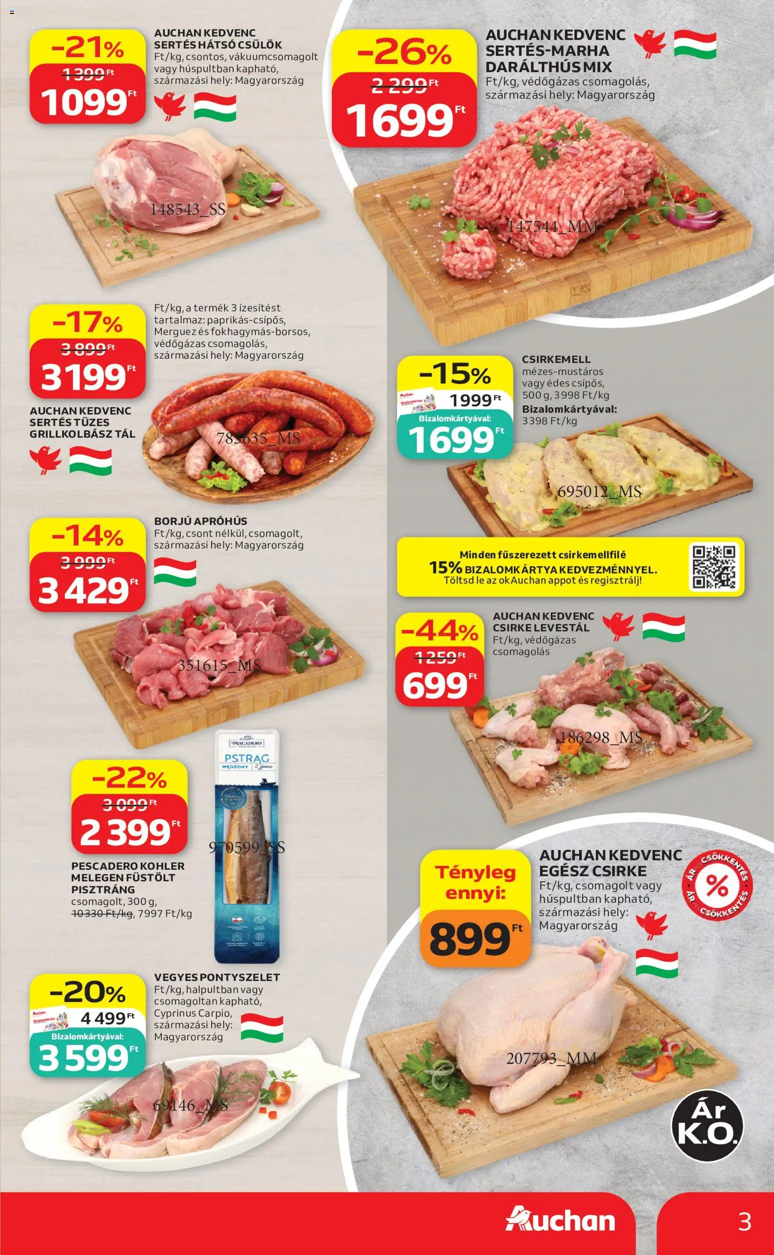 Auchan akciós ujság - amely érvényes a következő dátumtól: 2026.08.21. | Oldal: 3