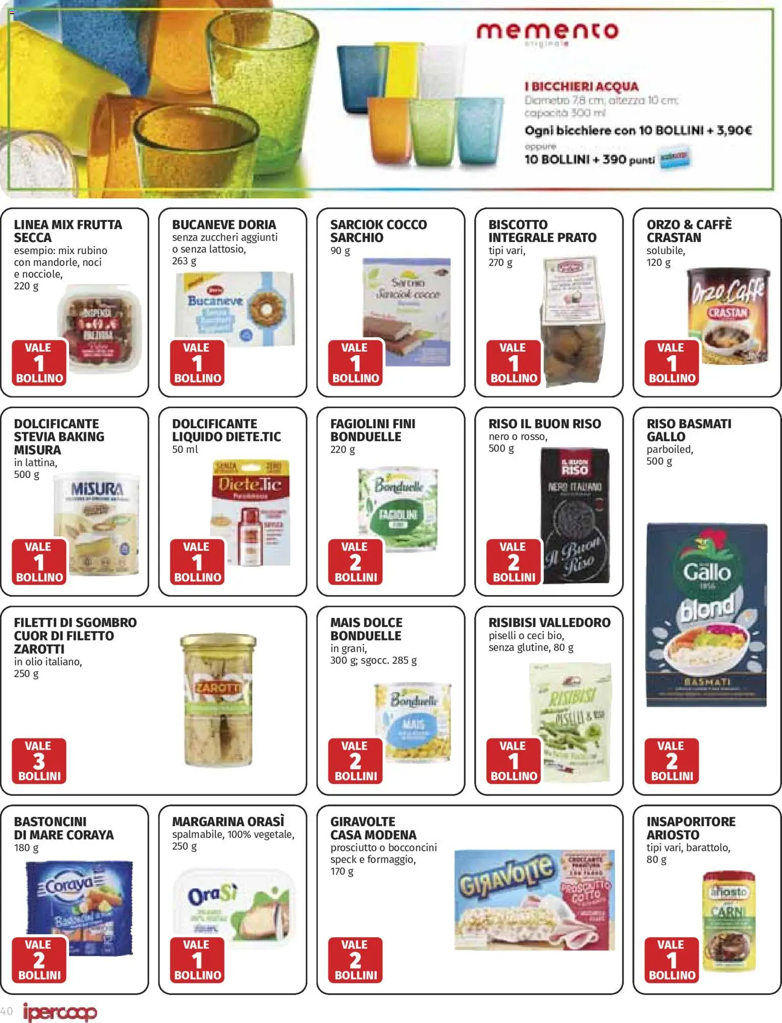 Volantino Ipercoop del 18.06.2026 | Pagina: 40 | Prodotti: Speck, Piselli, Cocco, Margarina