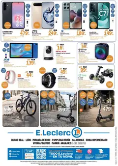 Vista previa E.Leclerc folleto válido desde el 01.05.2026 | Página: 12 | Productos: Tablet, Audio, Cámara, Altavoz