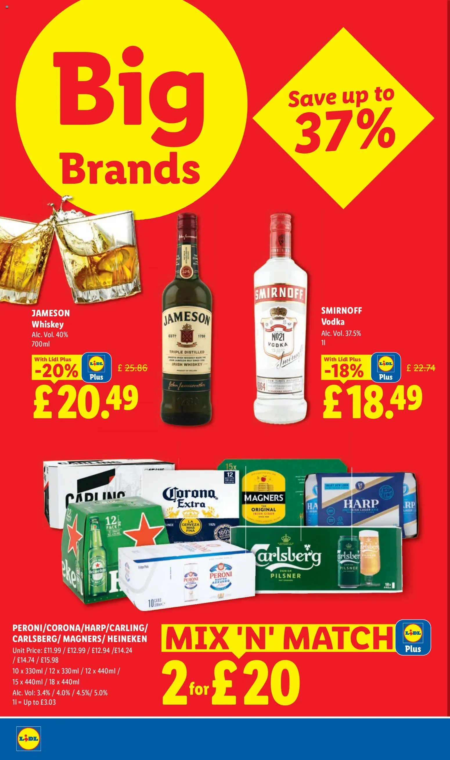 {H1} | Page: 8 | Products: Irish whiskey, Cider, Jameson, Vodka