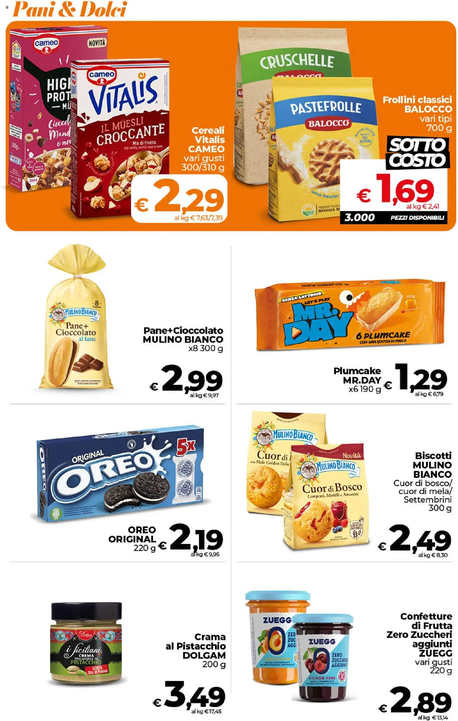 Volantino Ipercoop del 01/09/2026 | Pagina: 33 | Prodotti: Cereali, Dolci, Oreo, Frollini