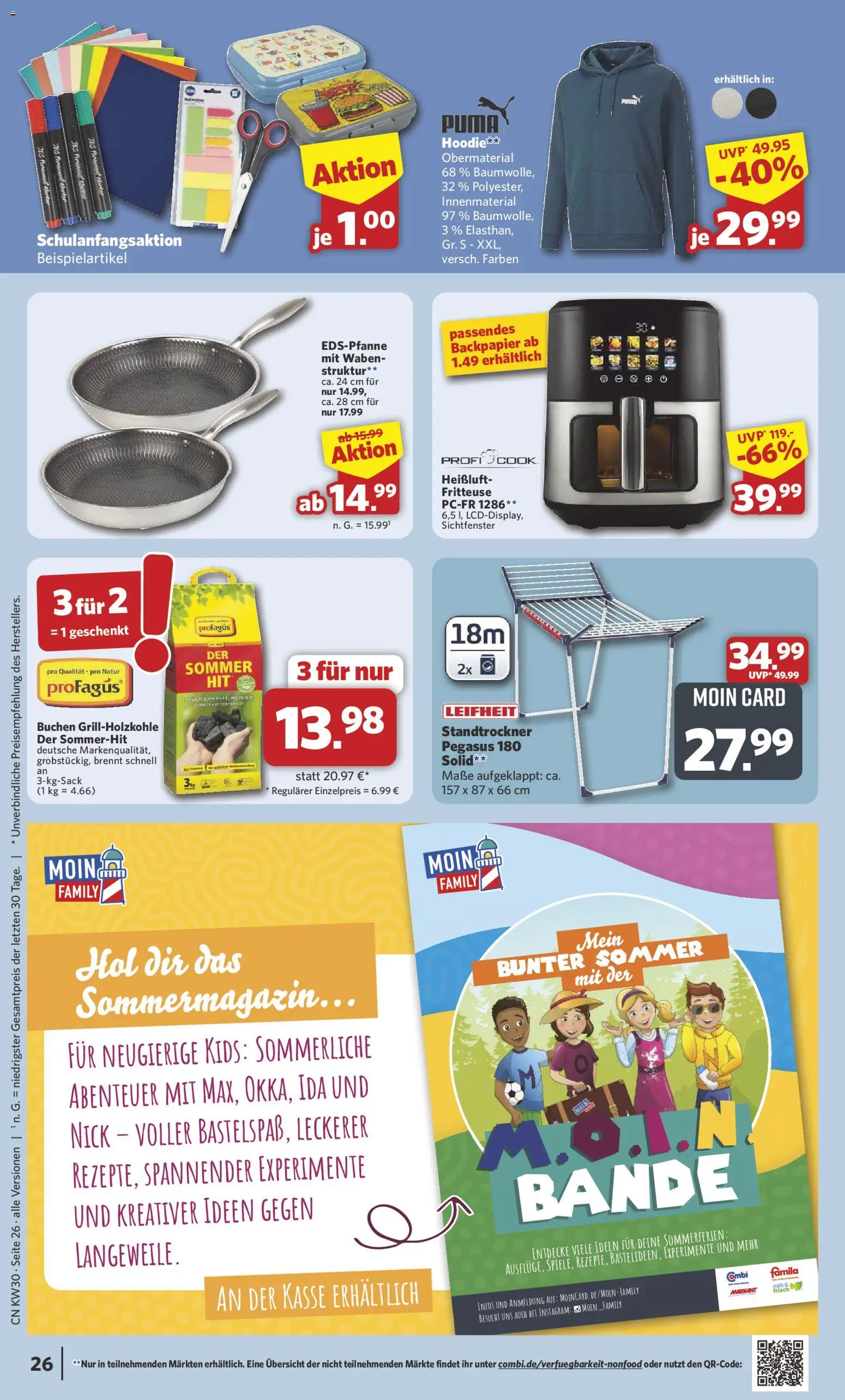 Combi Prospekt – gültig ab 20.07.2026 | Seite: 32 | Produkte: Hoodie, Fritteuse