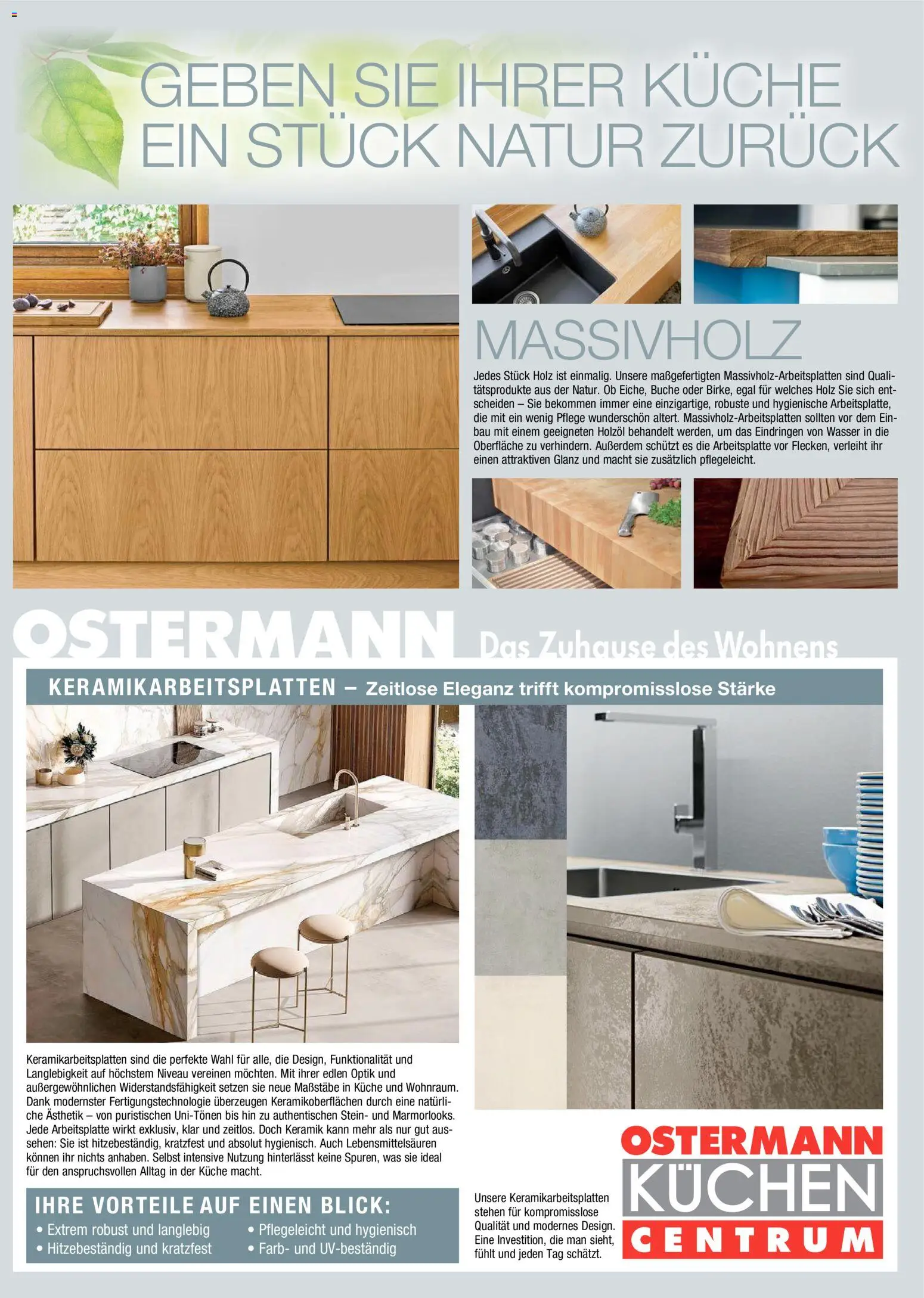 Ostermann Küchen neu erleben – gültig ab 07.05.2026 | Seite: 23 | Produkte: Küche, Wasser, Kuchen