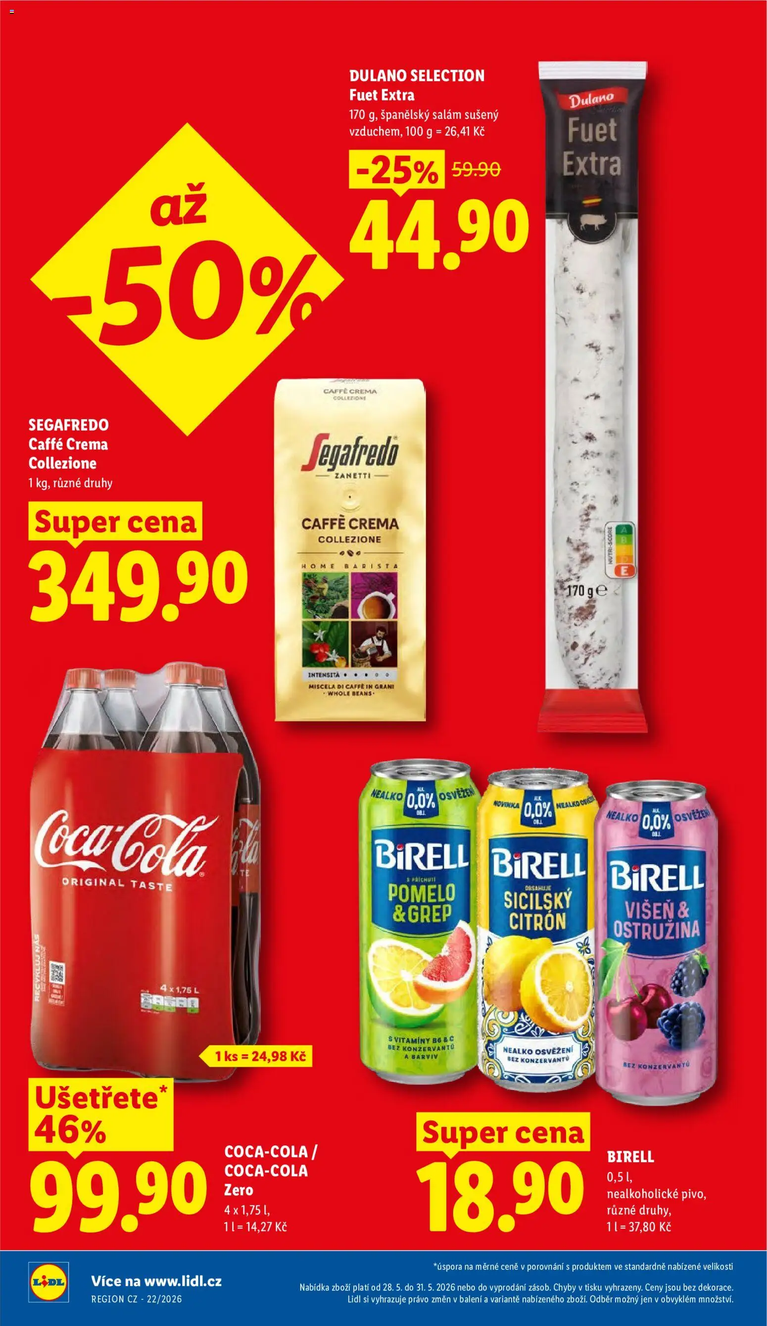 Lidl leták od 28.05.2026 | Strana: 2 | Produkty: Pomelo, Citron, Segafredo, Fuet
