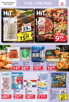 Pogląd oferty "Selgros cash&carry gazetka - Jeszcze więcej super promocji" - ważna od 11.06.2026 | Strona: 4 | Produkty: Łosoś wędzony, Krewetki, Kluski śląskie, Lasagne bolognese