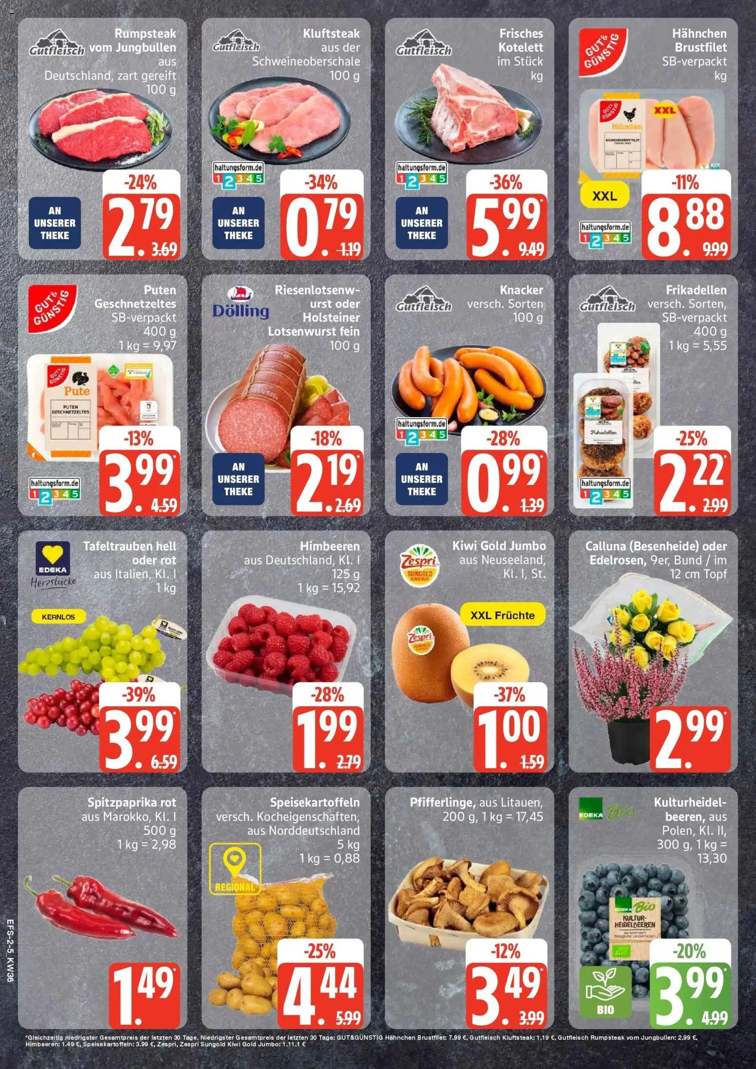 Edeka Prospekt Ostseebad Prerow (ab 31.08.2026) » Angebote Online | Seite: 2 | Produkte: Himbeeren, Hahnchen, Theke, Kiwi