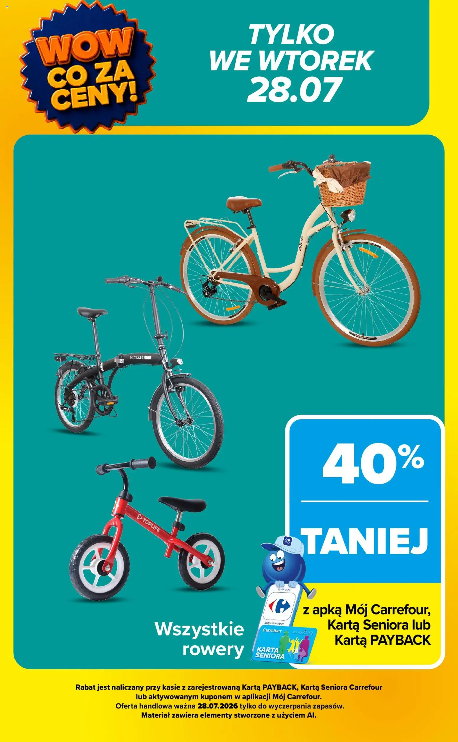 Carrefour gazetka - Wow co za ceny od 27.07.2026 | Strona: 4 | Produkty: Karta