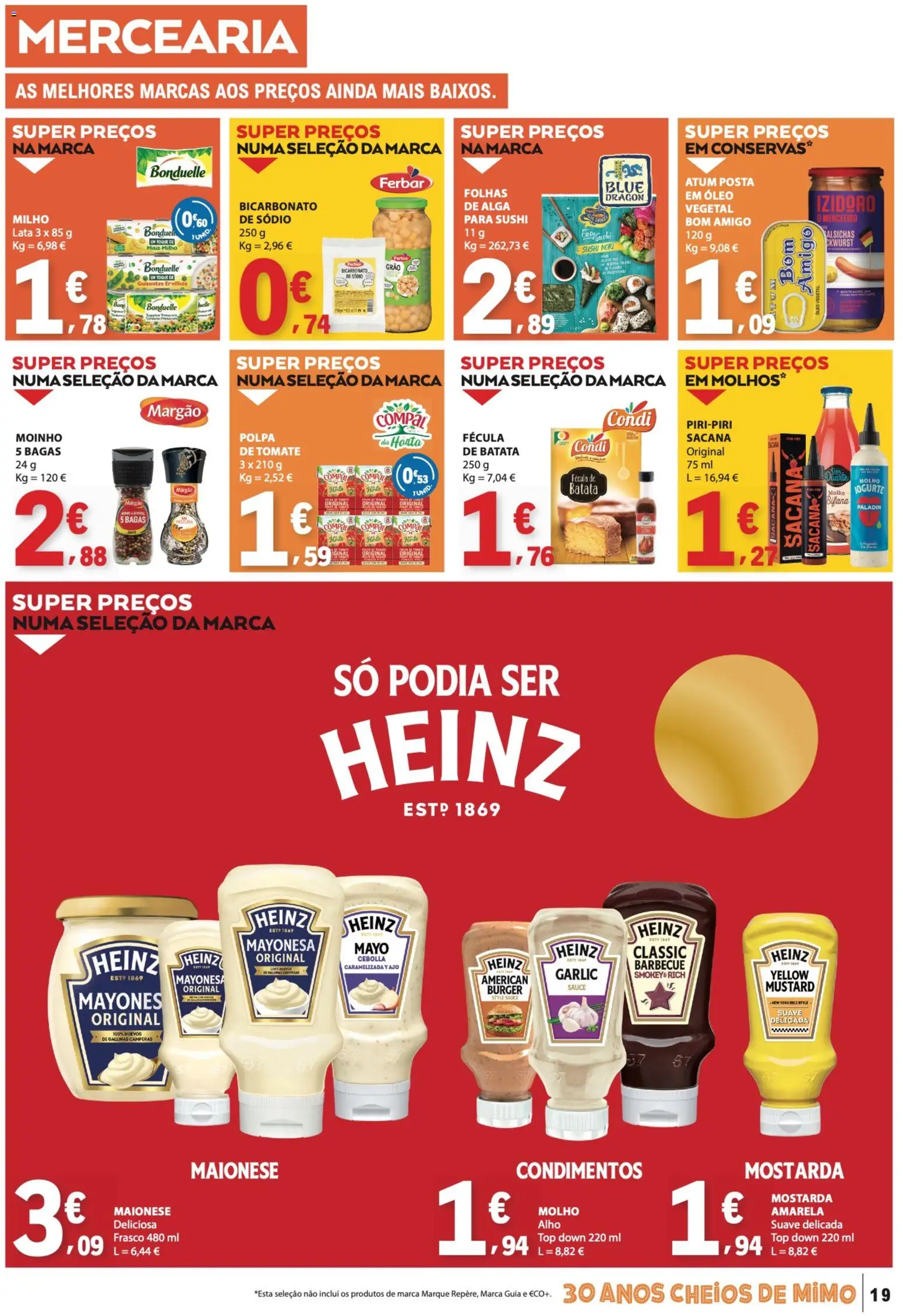 E.Leclerc folheto │ válido de 04.06.2026 | Página: 19 | Produtos: Atum, Top, Óleo, Milho
