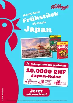 Angebote - Kellogg: Nach dem Frühstück ab nach Japan. ab 24.08.2026 gültig