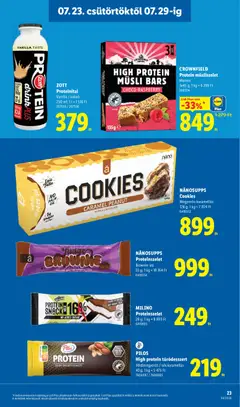 Lidl akciós újság - amely érvényes a következő dátumtól: 2026.07.23. | Oldal: 23