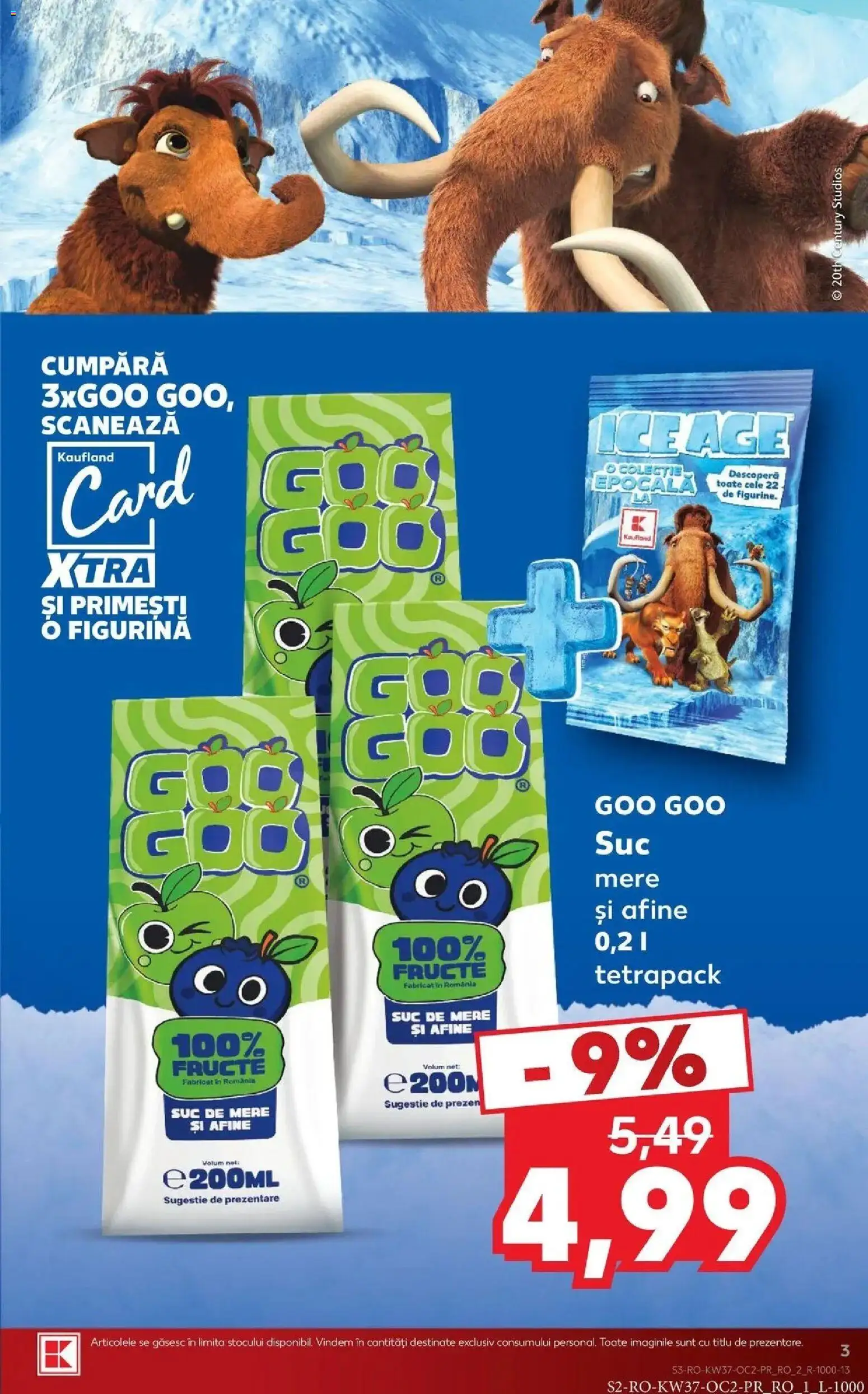 Kaufland Viseu de Sus 09.09.2026 - Revista si Oferta | Pagină: 3 | Produse: Afine, Suc, Mere, Fructe