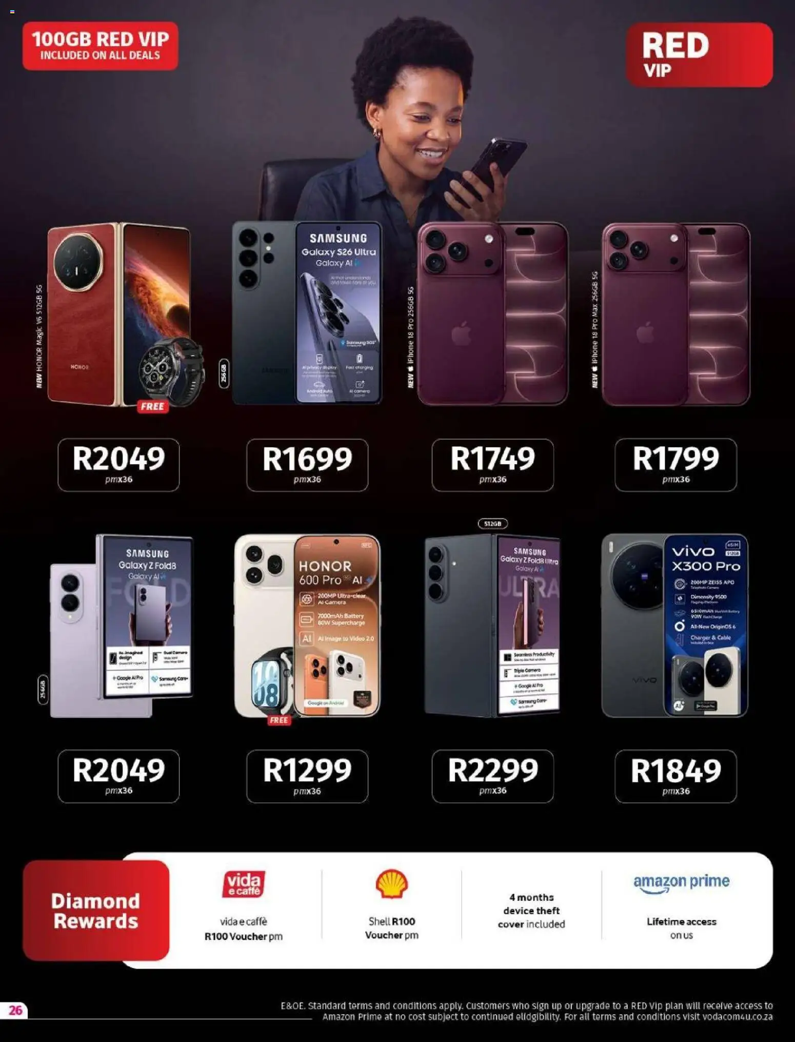 New Vodacom catalogue – valid from 01/10/2026 | Page: 26 | Products: Cover, Camera, Cable, Battery