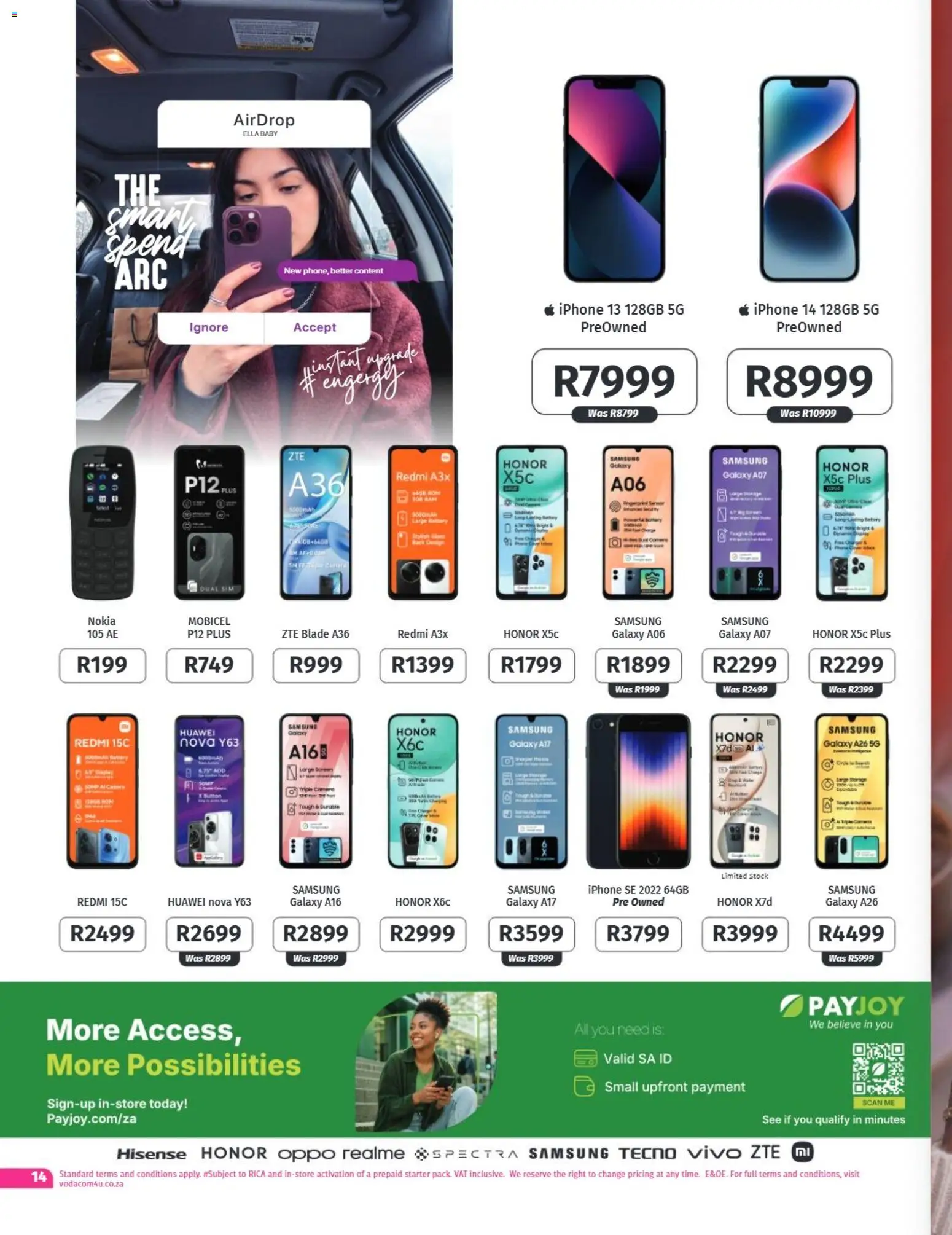 New Vodacom catalogue – valid from 07/07/2026 | Page: 14