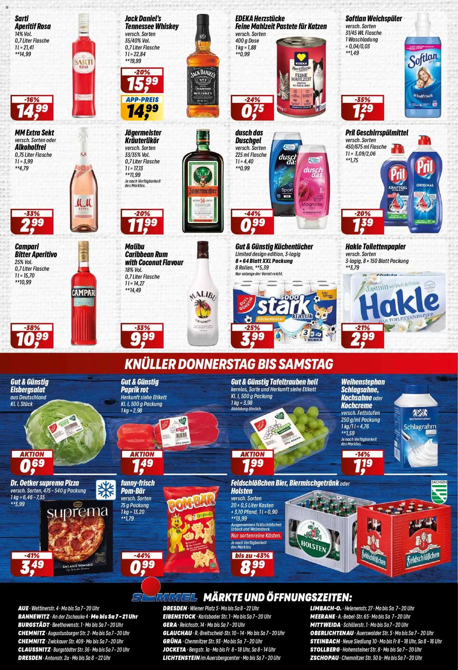 Simmel Prospekt – gültig ab 08.06.2026 | Seite: 8 | Produkte: Rum, Holsten, Duschgel, Geschirrspülmittel