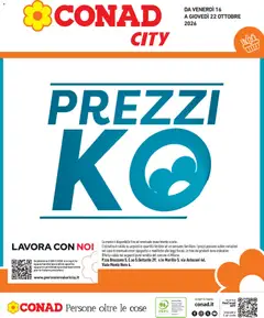 Anteprima del volantino Conad volantino City Lombardia valido a partire dal 16/10/2026