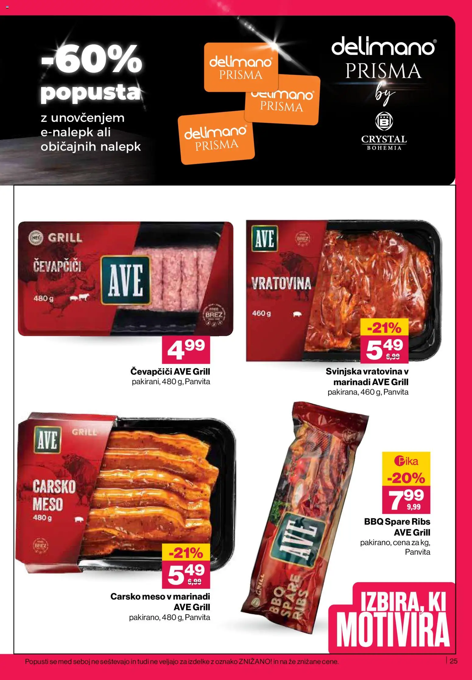 Novi Mercator katalog ponudbe – veljaven od 28.05.2026 | Stran: 25 | Izdelki: Čevapčiči, Vratovina, Grill