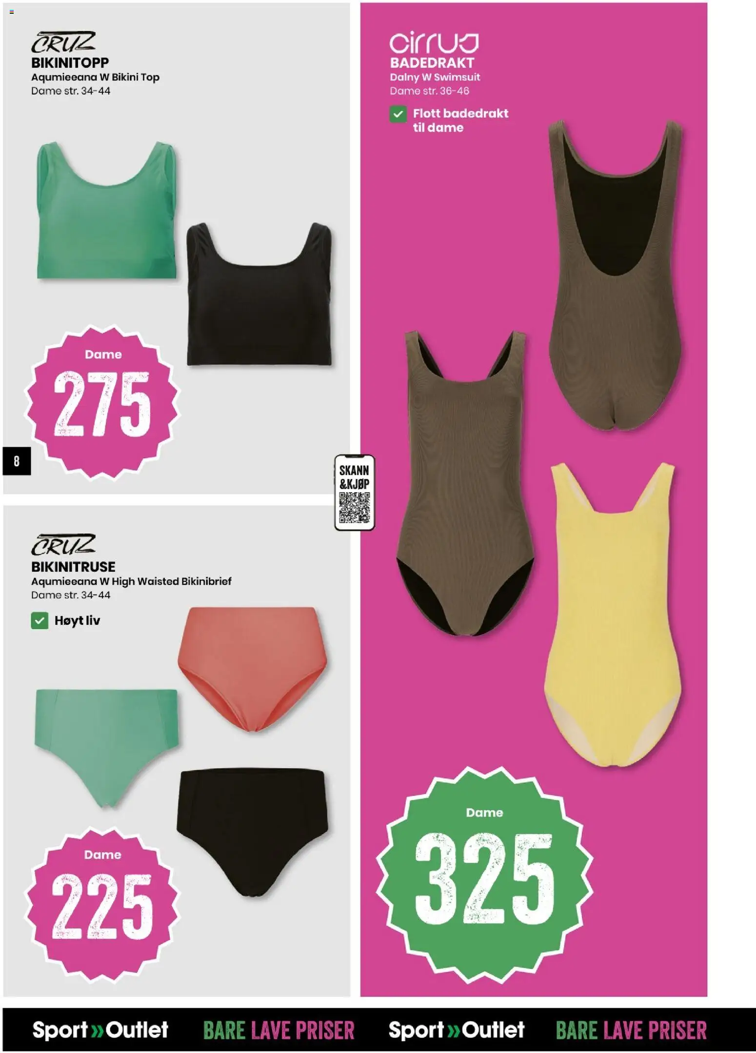 {H1} | Side: 8 | Produkter: Badedrakt, Bikini