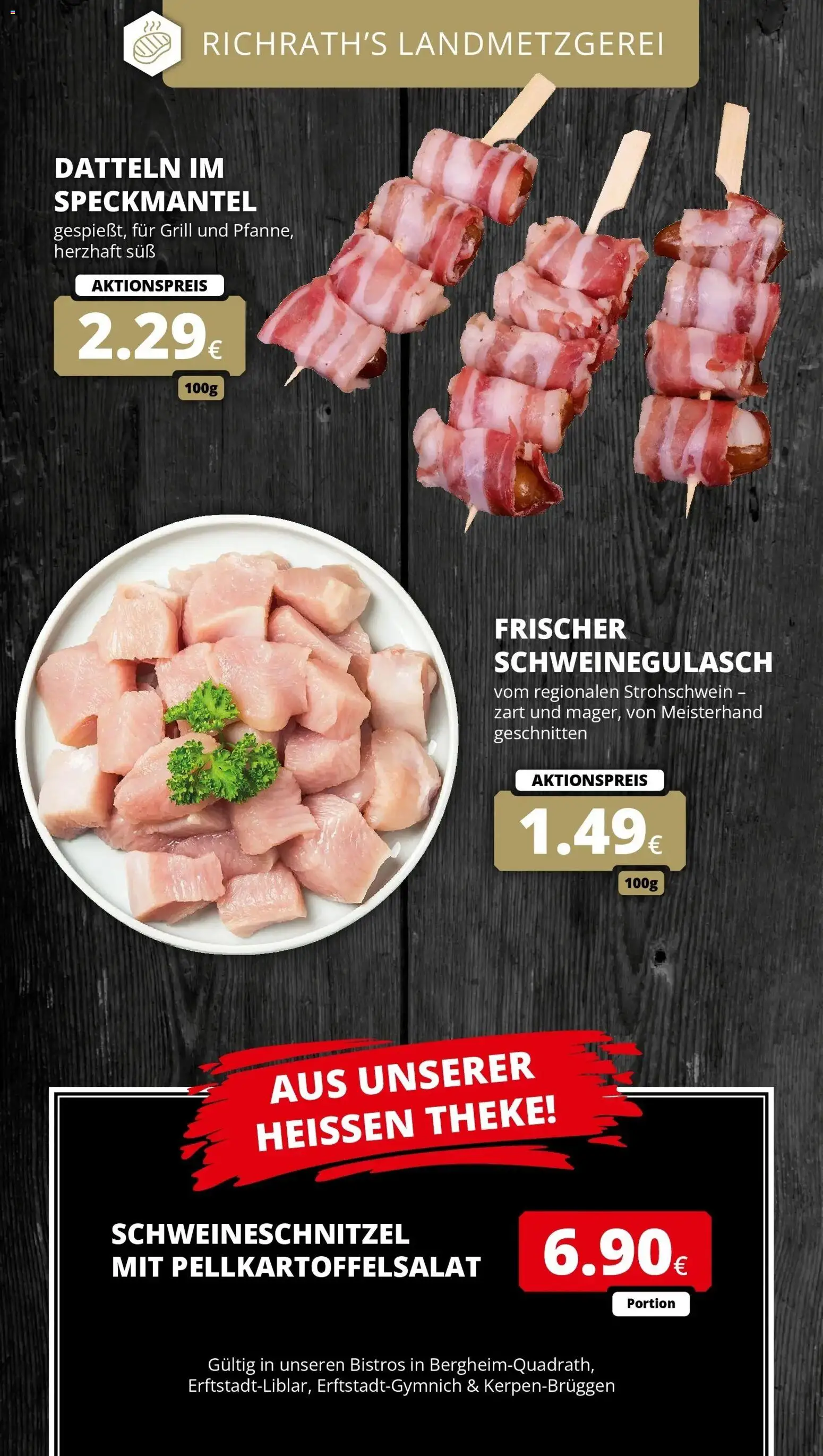 REWE Prospekt ab 17.08.2026 zum Blättern » Angebote | Seite: 12 | Produkte: Schweinegulasch, Grill, Theke