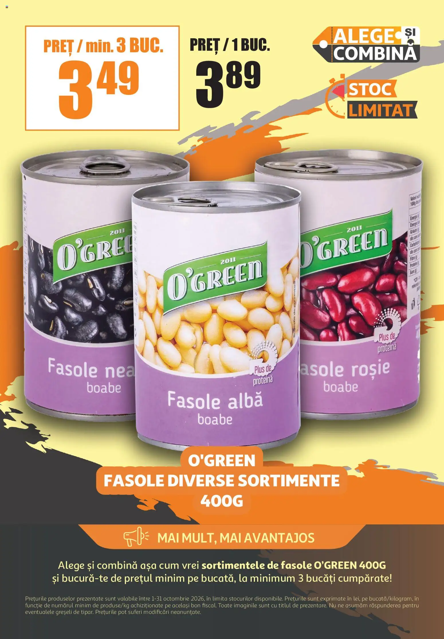 Noul catalog ATAC – valabil de la 01.10.2026 | Pagină: 4 | Produse: Proteine, Alba, Fasole albă, Plus