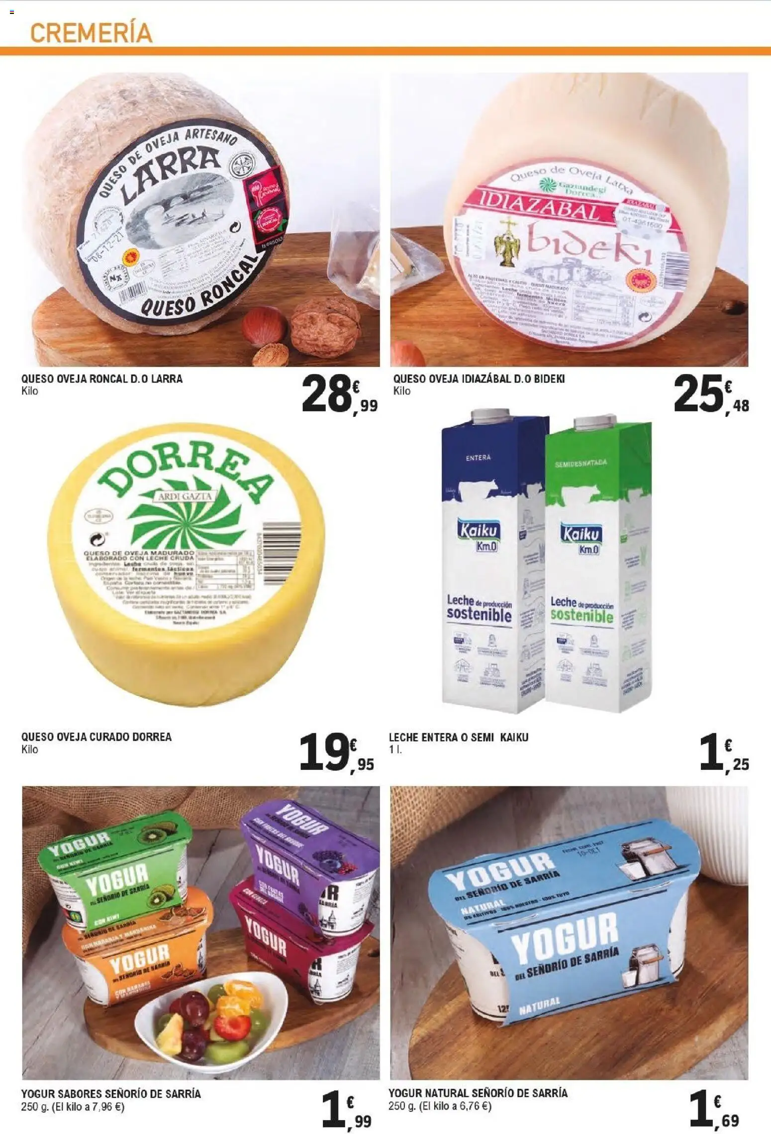 E.Leclerc - Alianza Locales │ válido desde el 21/10/2026 | Página: 12 | Productos: Leche entera, Leche, Queso, Yogur