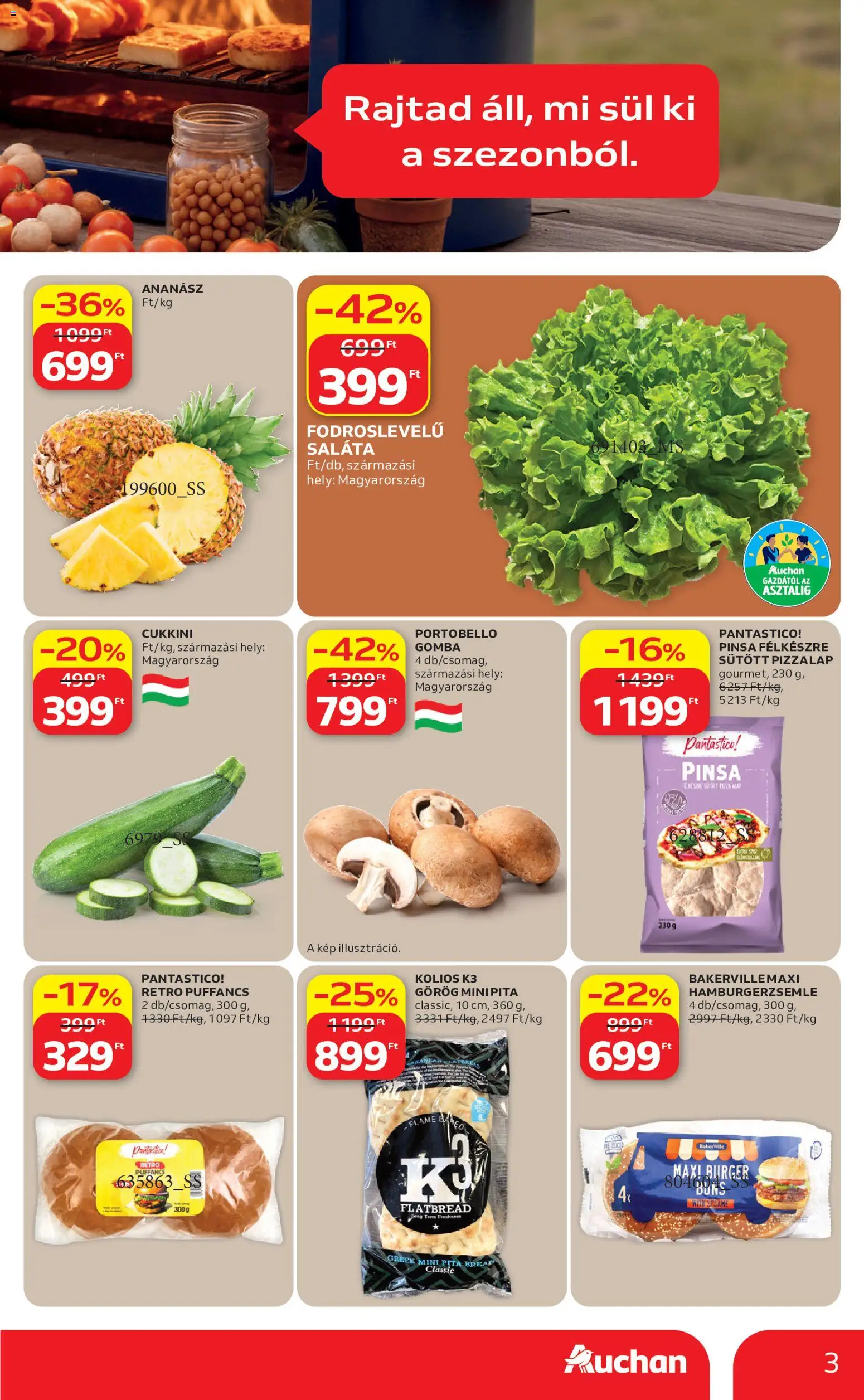 Auchan akciós ujság - amely érvényes a következő dátumtól: 2026.06.25. | Oldal: 3