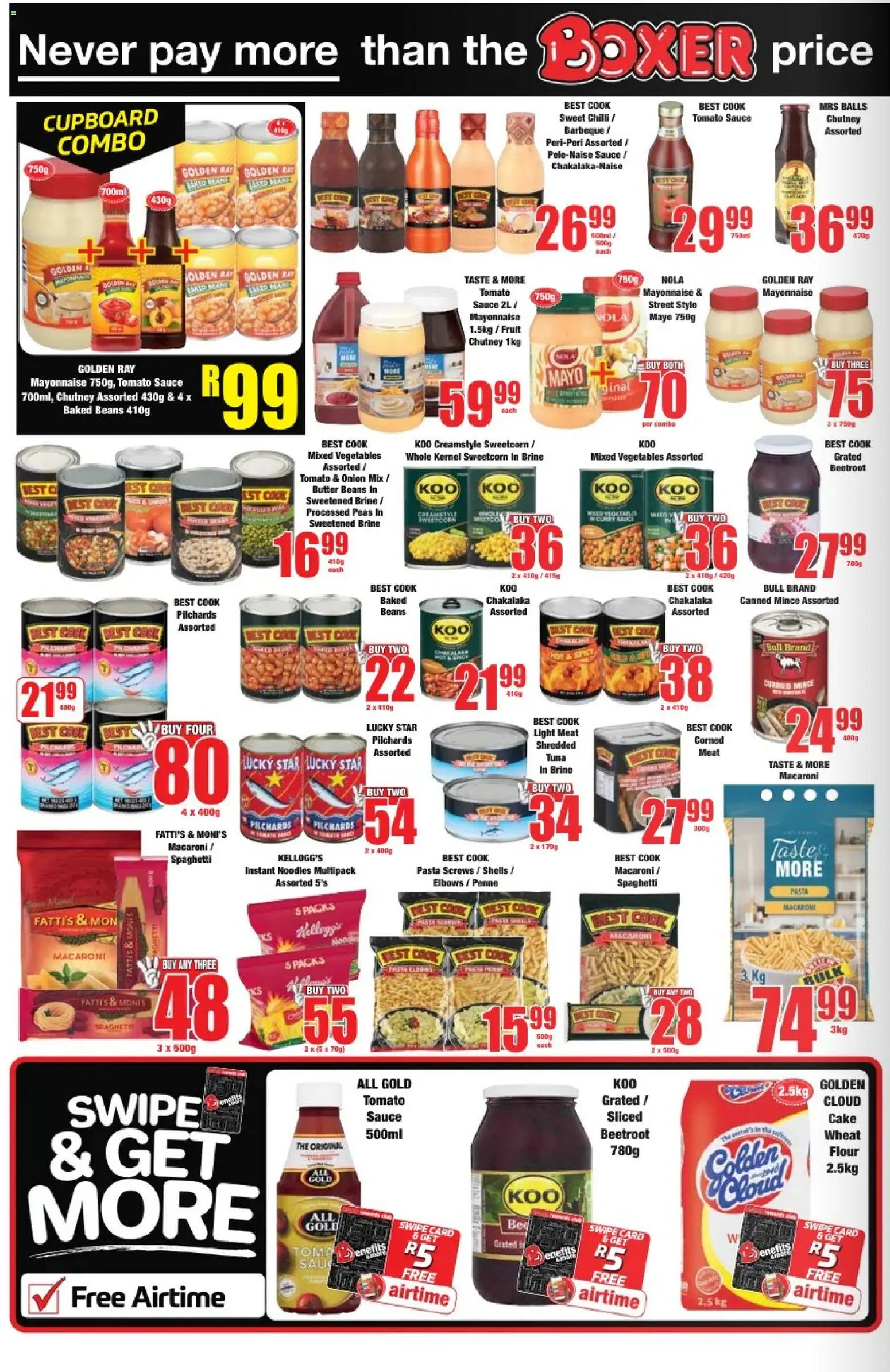 New Boxer catalogue – valid from 23.04.2026 | Page: 8 | Products: Cake, Chutney, Pasta, Mayonnaise