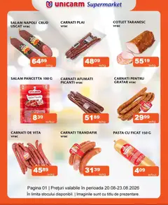 Ofertele Unicarm valabile de la 20.08.2026
