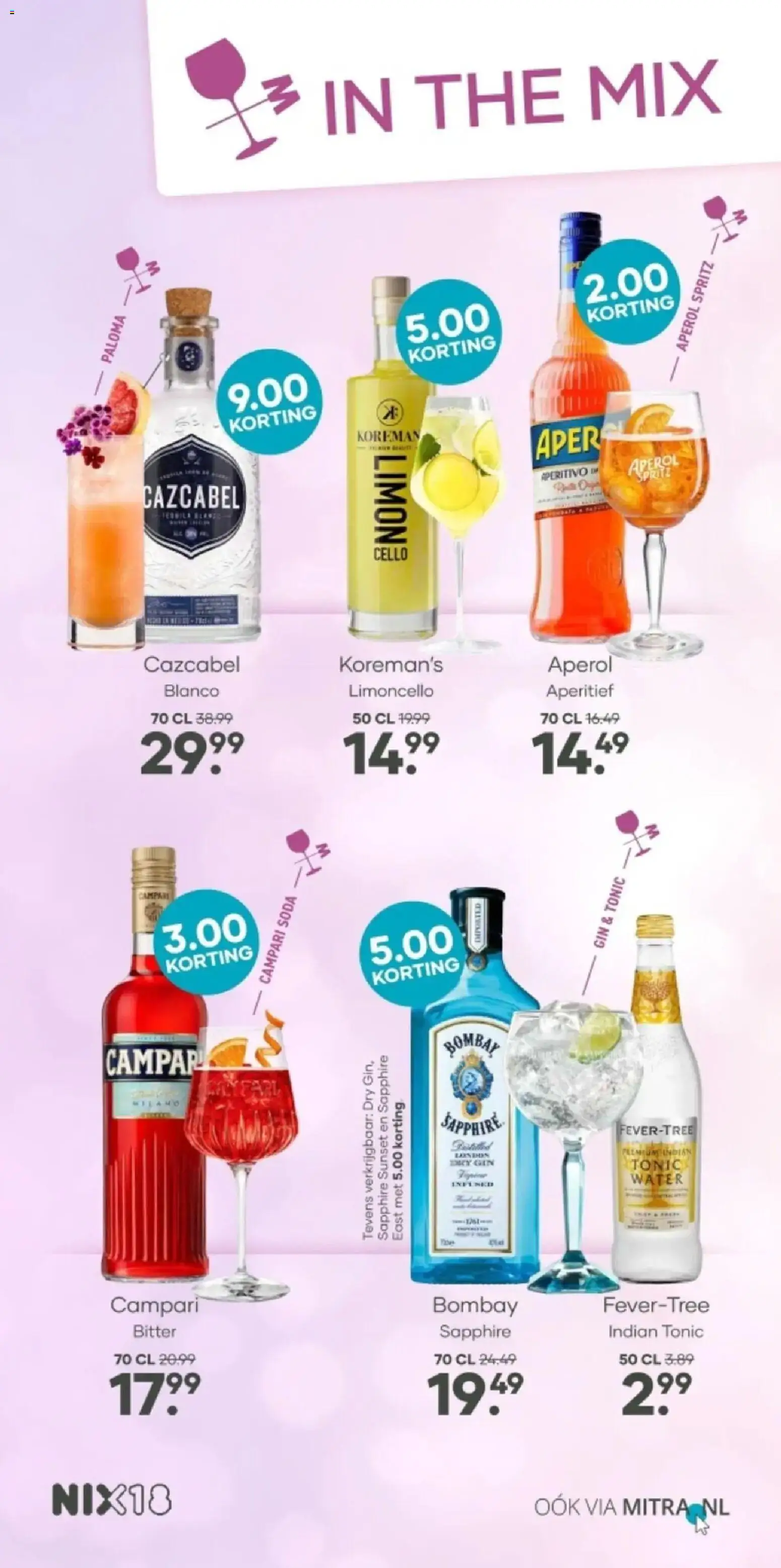 Mitra folder vanaf 24-08-2026 || NIEUWE | Pagina: 7 | Producten: Bombay Sapphire, Aperol, Aperol Spritz, Water