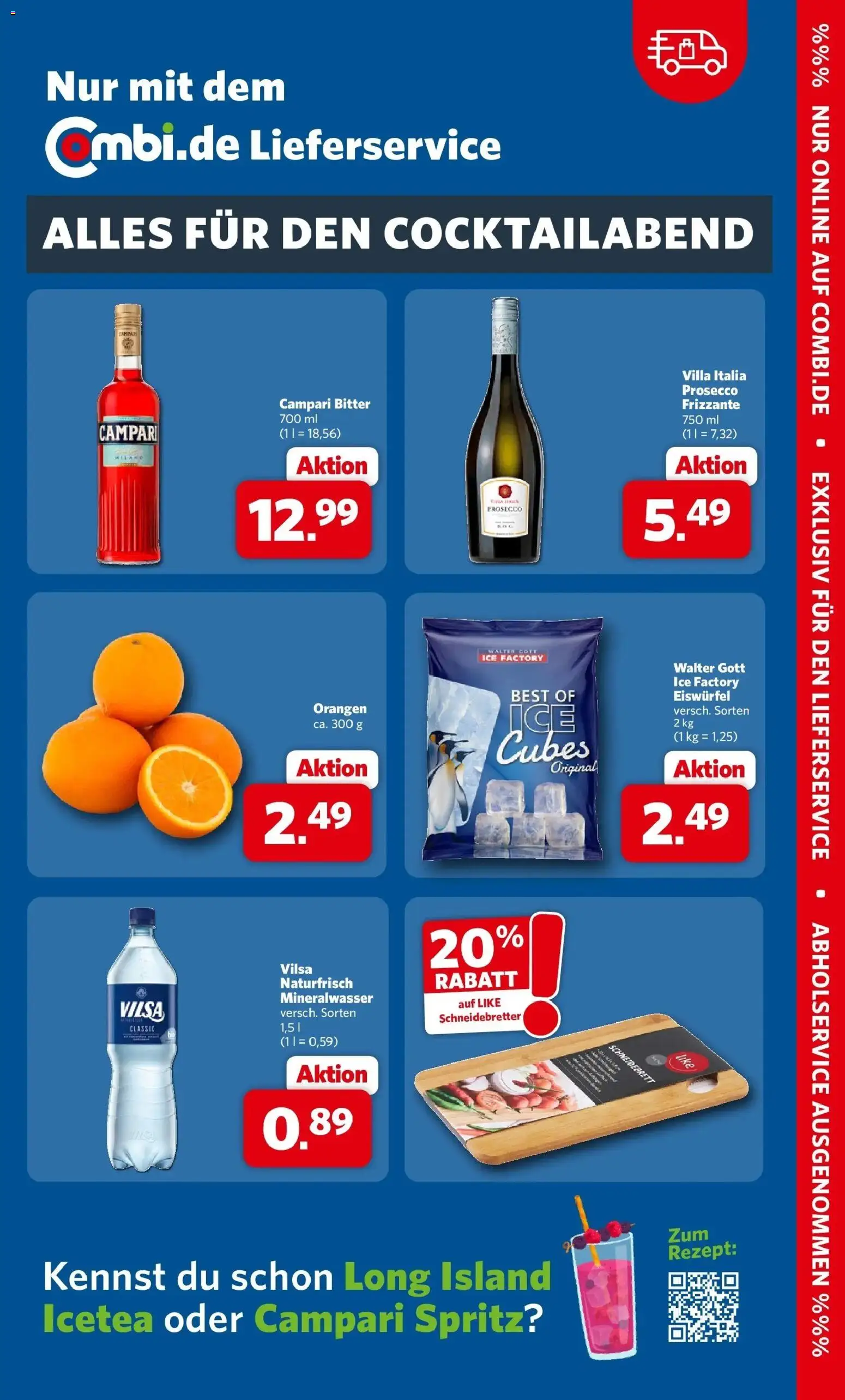 Combi Prospekt Twistringen (ab 17.08.2026) zum Blättern | Seite: 31 | Produkte: Campari, Orangen, Mineralwasser, Prosecco