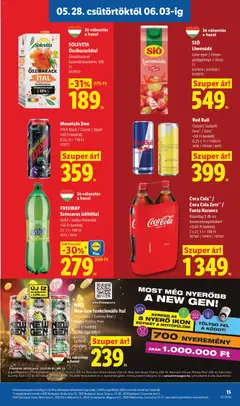 Lidl akciós újság - amely érvényes a következő dátumtól: 28.05.2026 | Oldal: 15