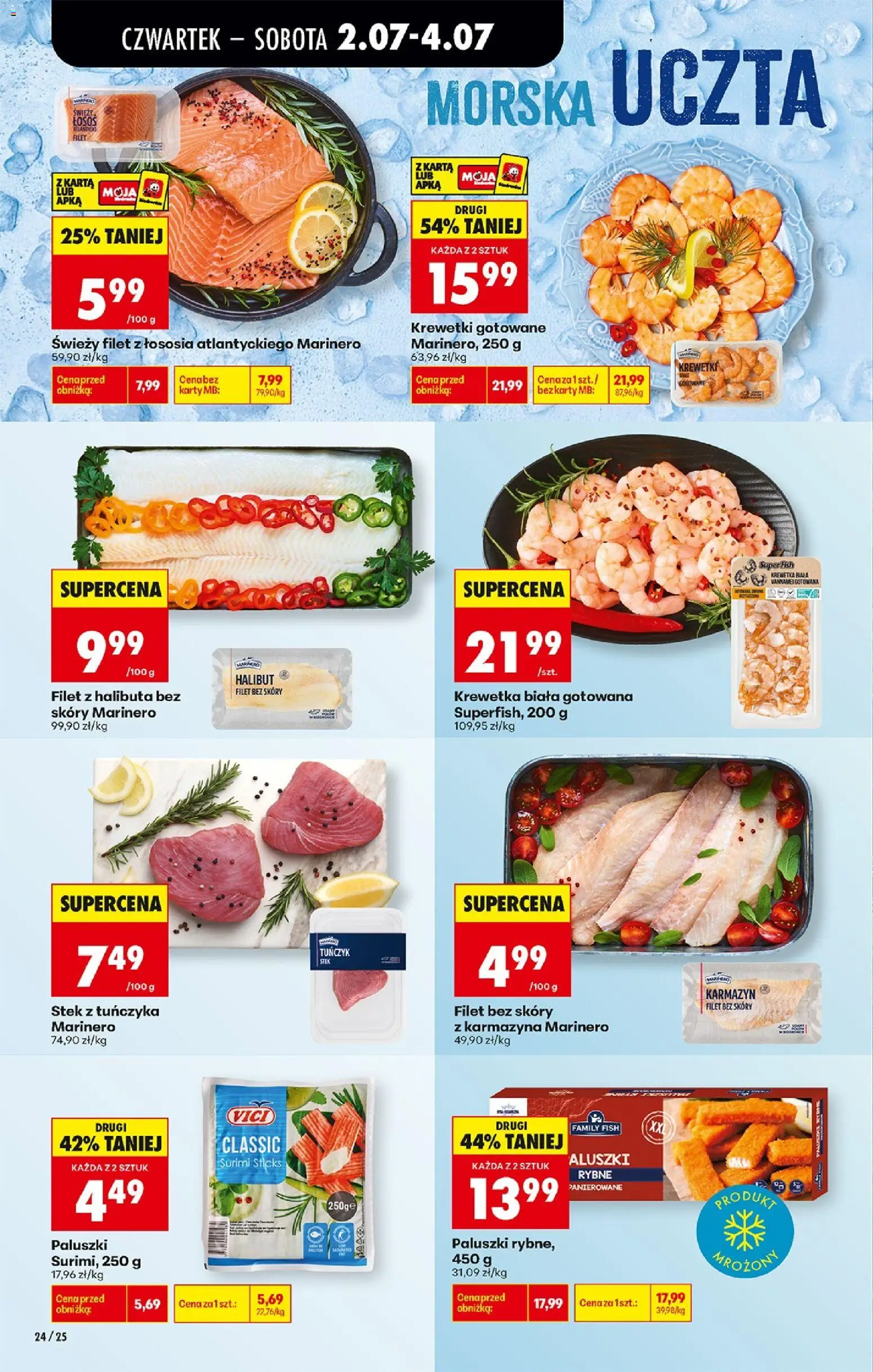 Biedronka Polsko leták - Codziennie niskie ceny od 02.07.2026 | Strana: 26 | Produkty: Losos, Halibut, Surimi, Filet