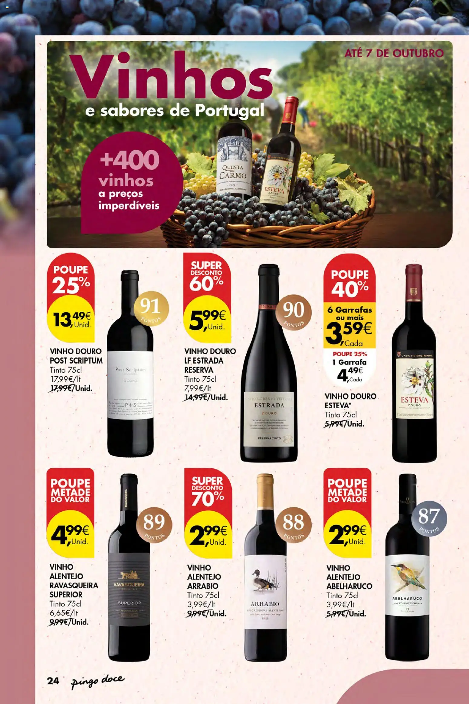 Pingo Doce Poupe Esta Semana Açores │ válido de 24/09/2026 | Página: 24 | Produtos: Vinho