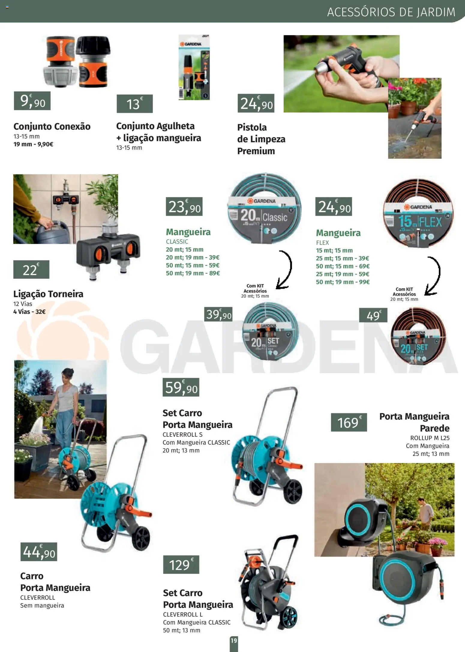 E.Leclerc folheto Jardim Fafe │ válido de 23.03.2026 | Página: 19 | Produtos: Porta, Torneira, Mangueira