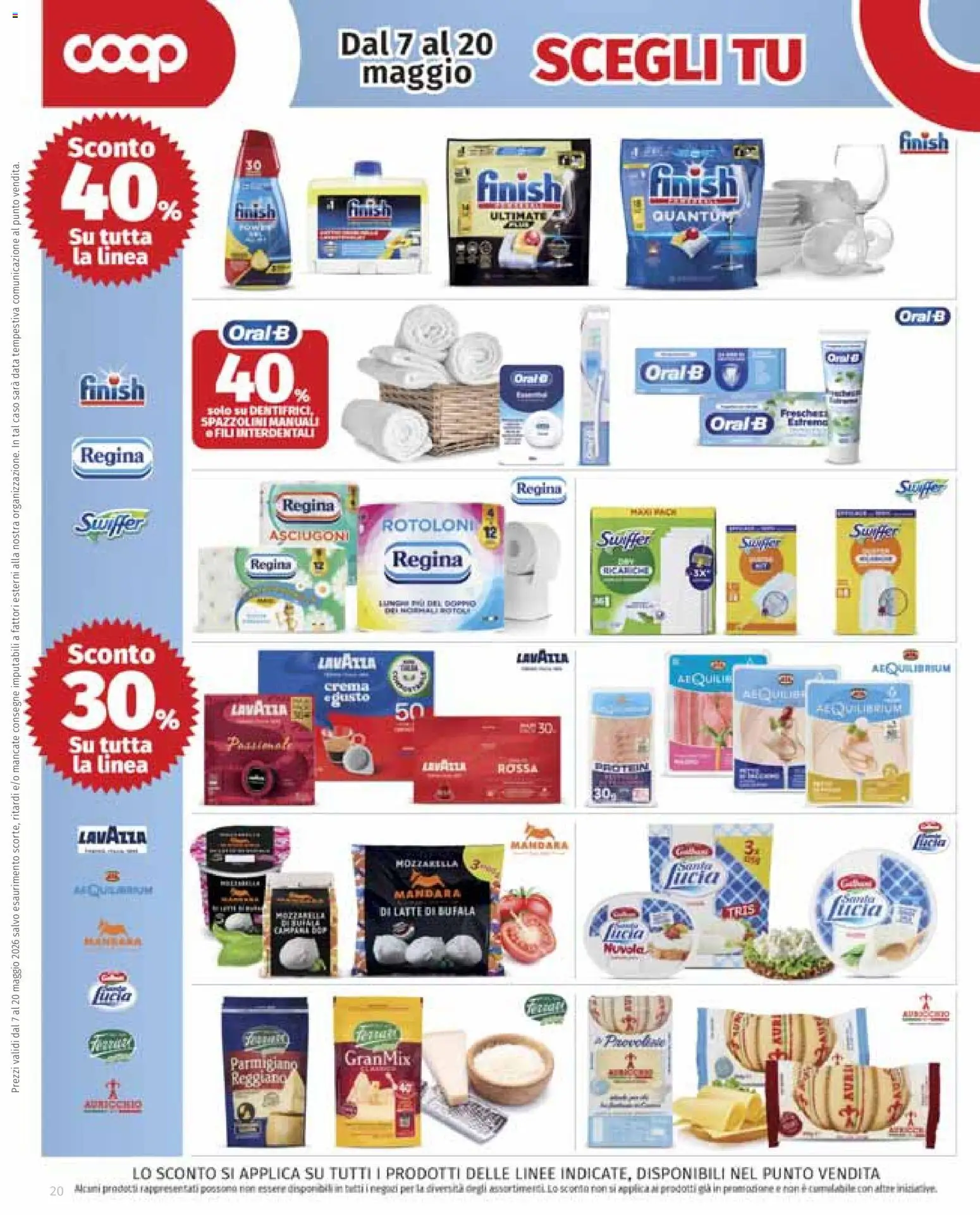 Volantino COOP del 30.04.2026 | Pagina: 20 | Prodotti: Crema, Latte, Data, Lavazza