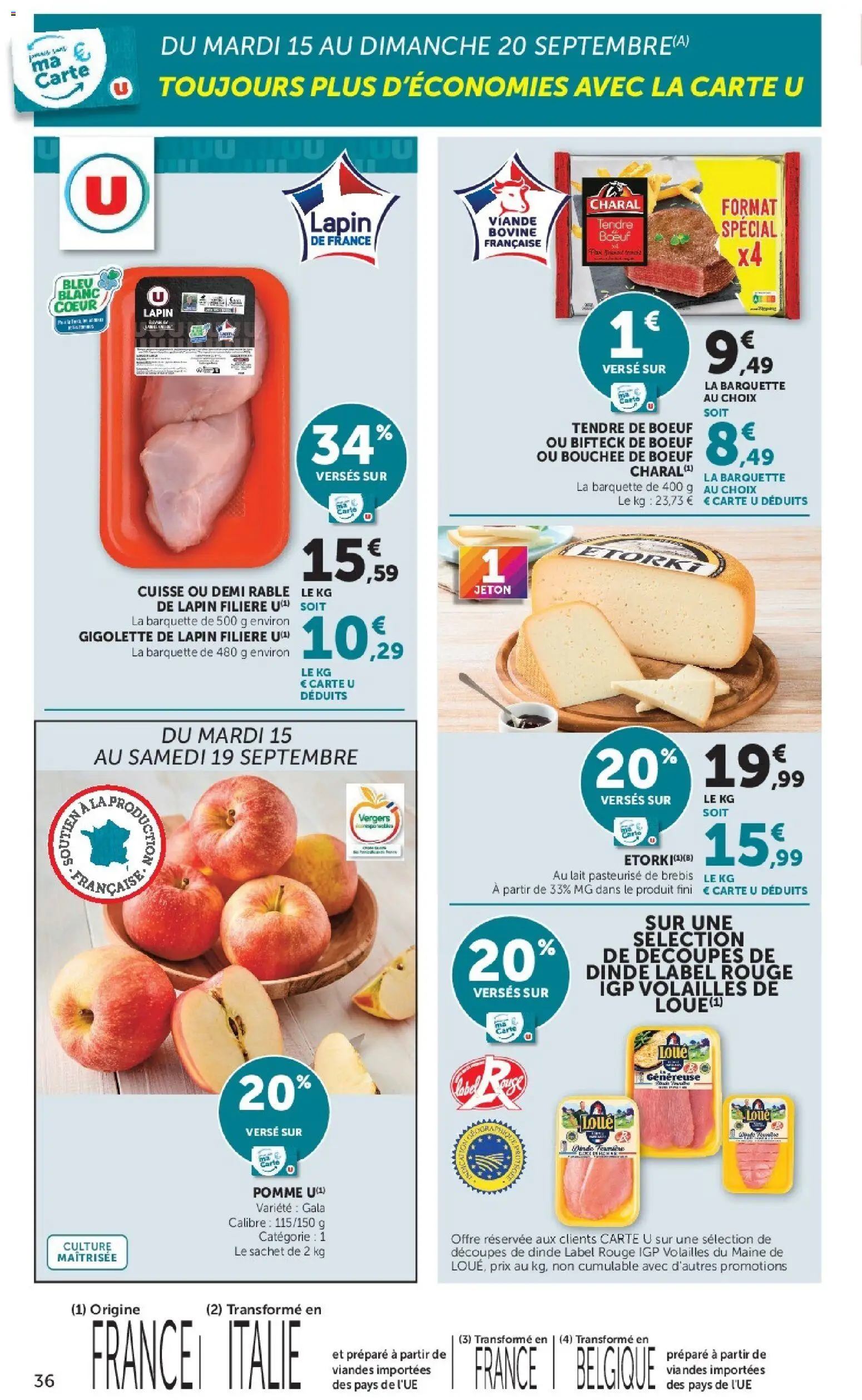 {H1} | Page: 36 | Produits: Cuisse, Pomme, Lait, Viande