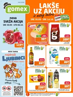 Gomex katalog летак - pregled Gomex kataloga - važi od 30.09.2026